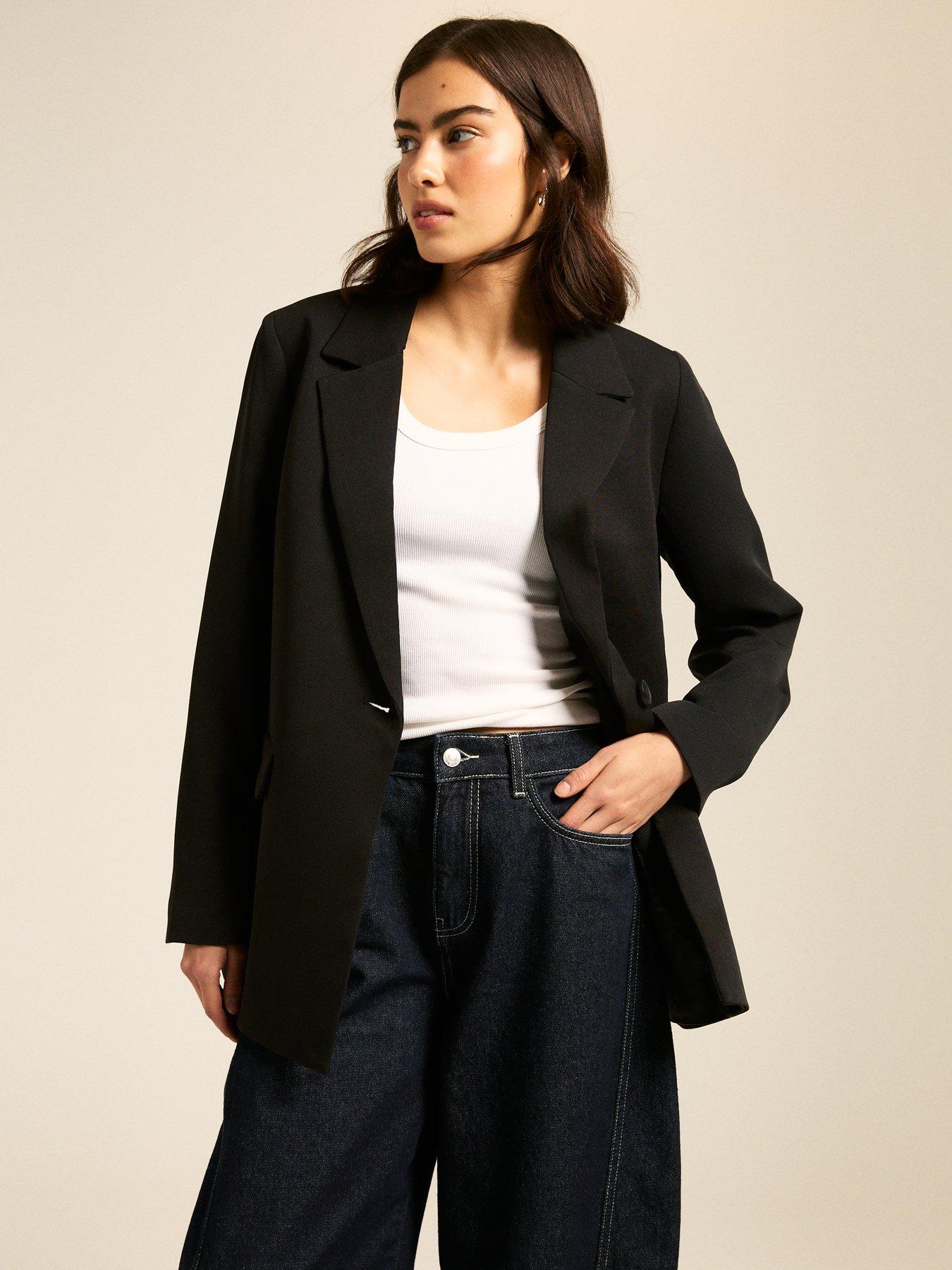 New Look Black Single Breasted Blazer