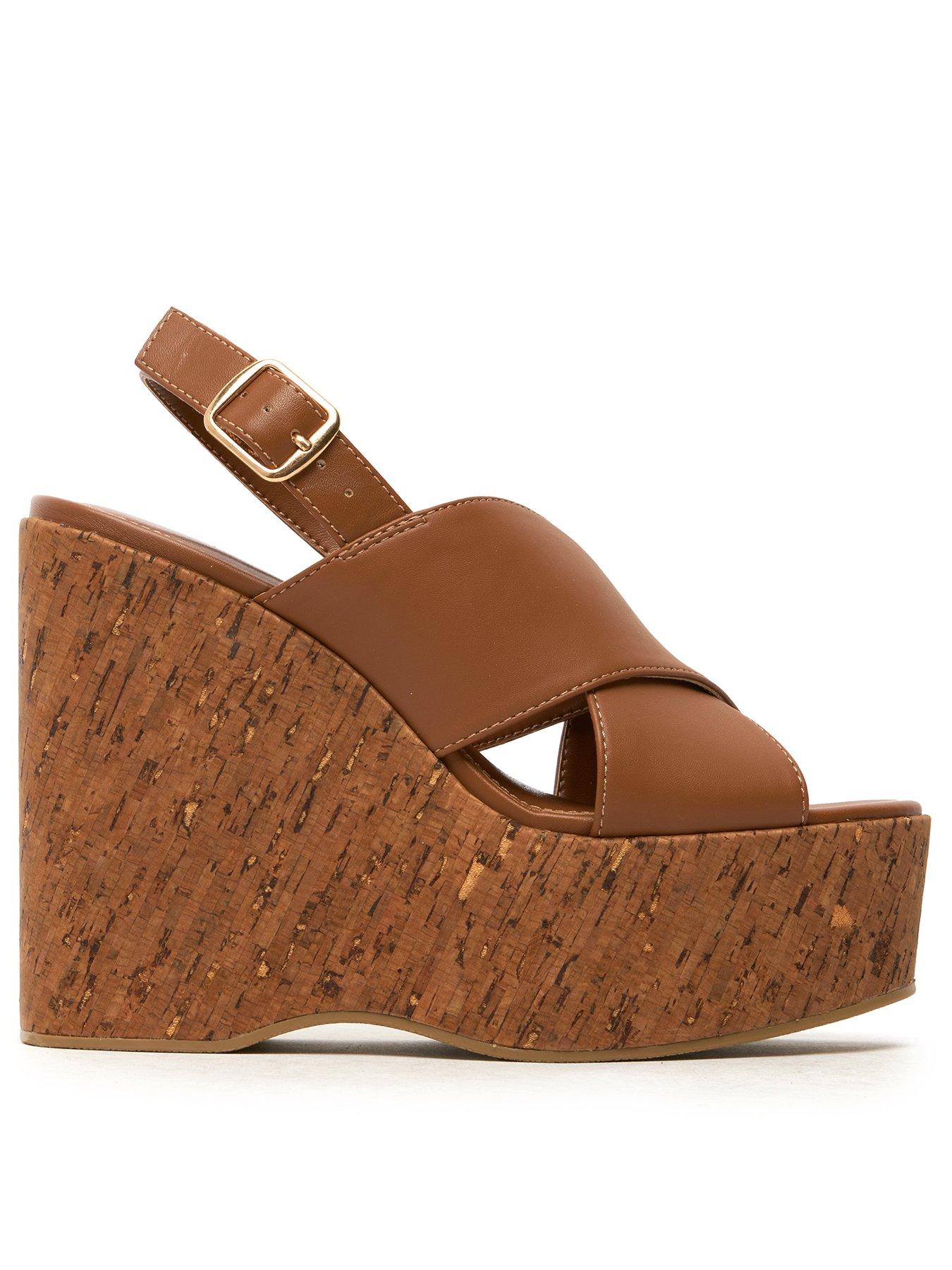 undefined Valentina Sandals - Tan
