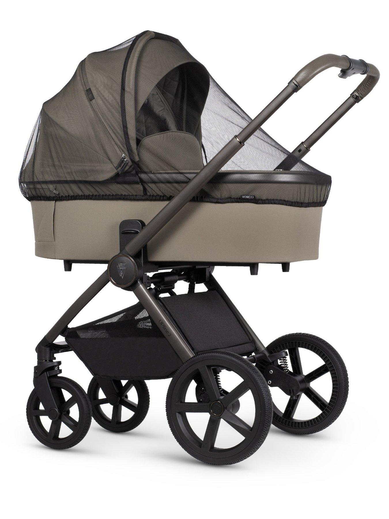 Image 6 of 8 of Venicci Upline 2 SE - 3in1 Bundle plus Tiago Beige Car Seat and 360 Base - Powder