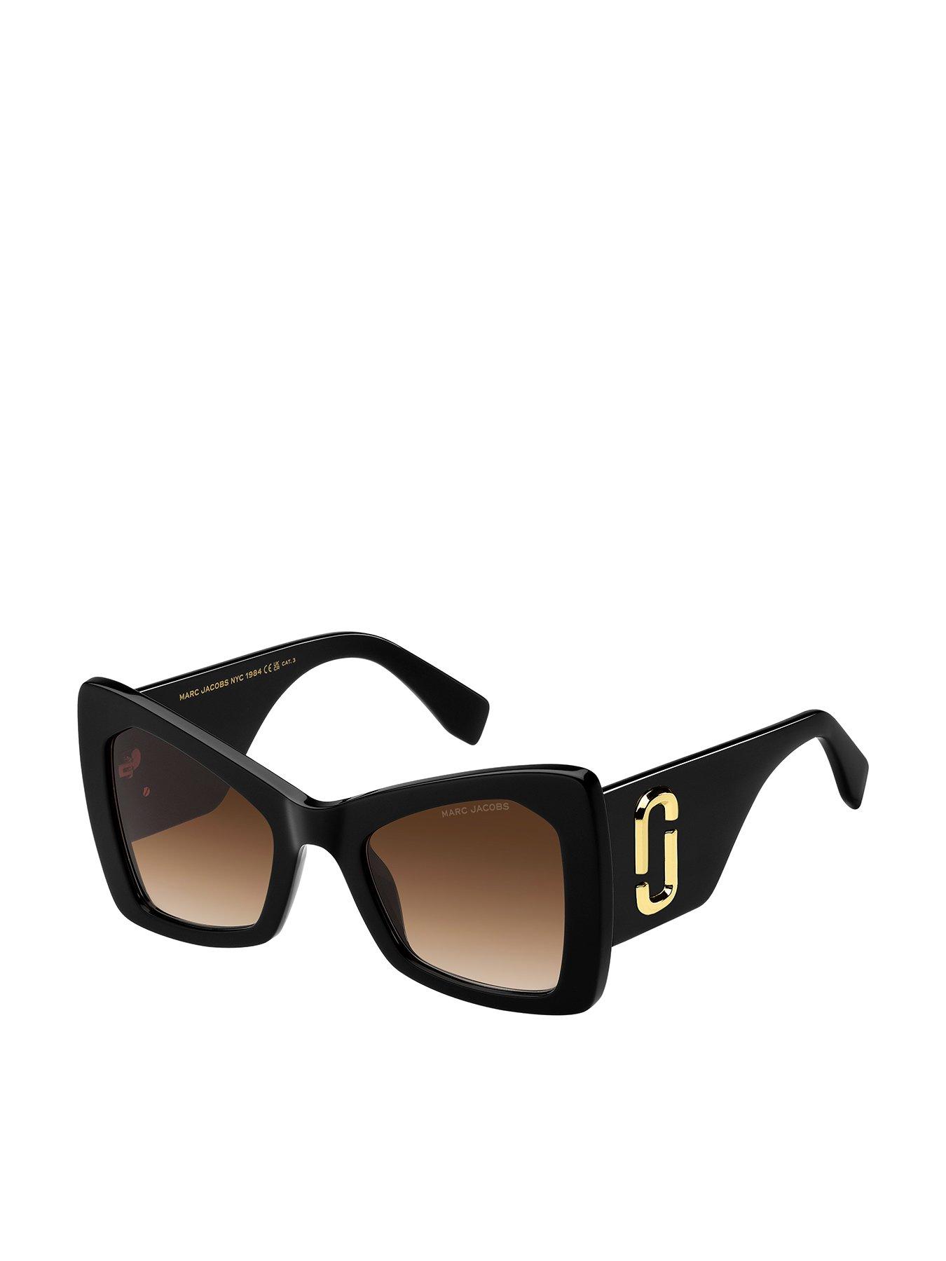 undefined Marc 761/s Oversized Acetate Sunglasses - Black