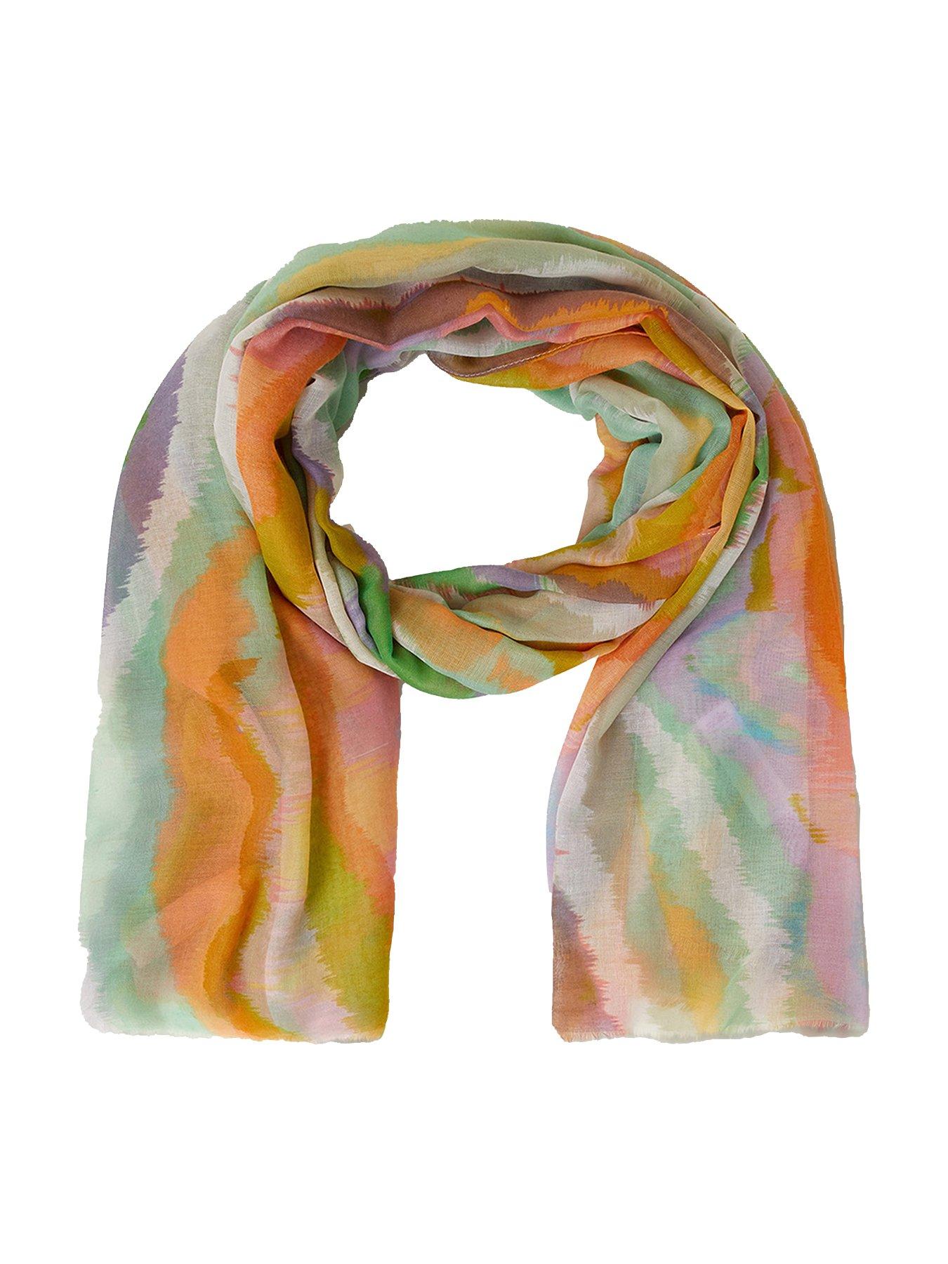 undefined Betsy Blurred Wave Scarf - Pastel Multi