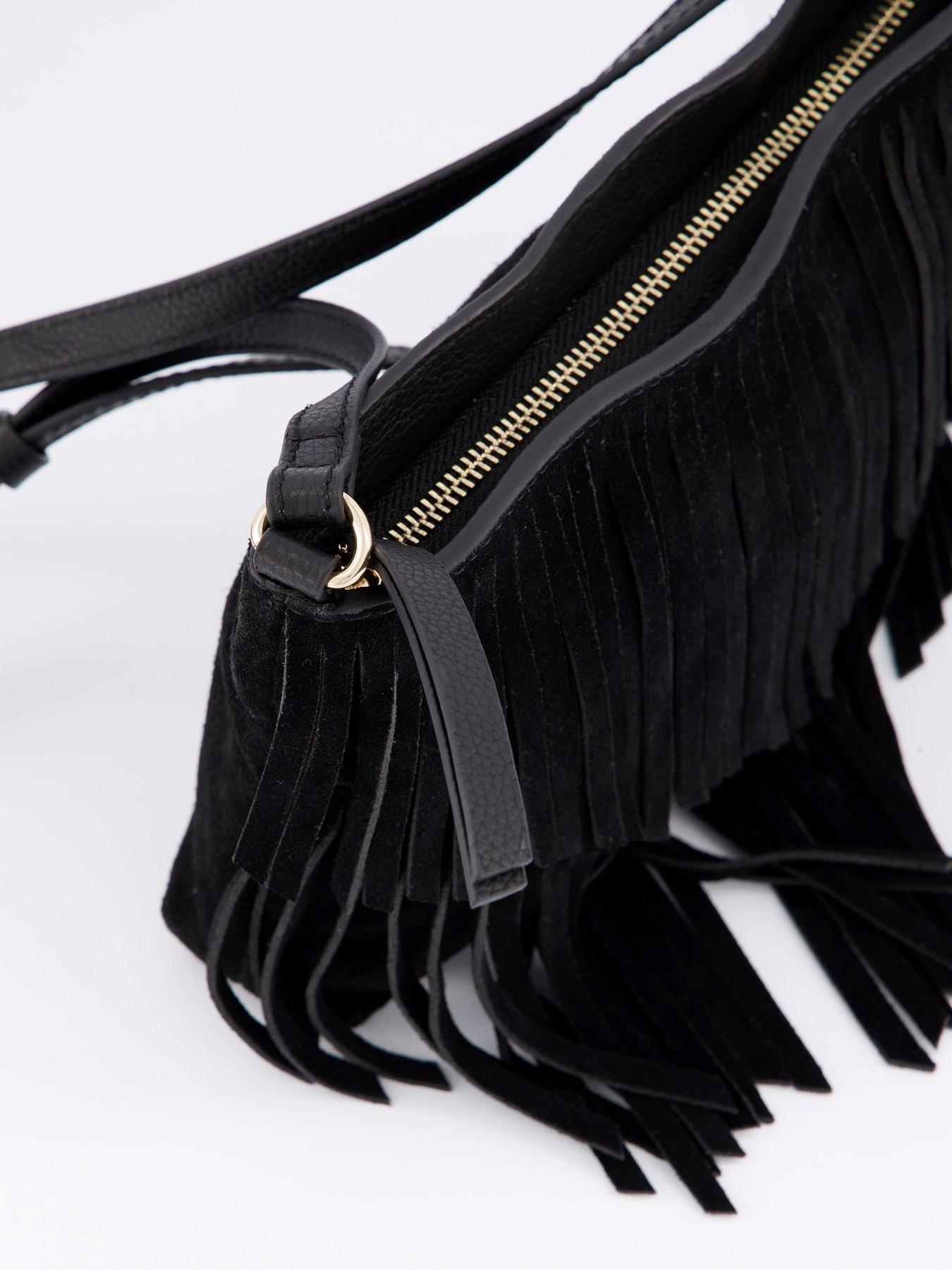 Asos River Island Boxy Cross Body Bag Accessorize Suede Fringe