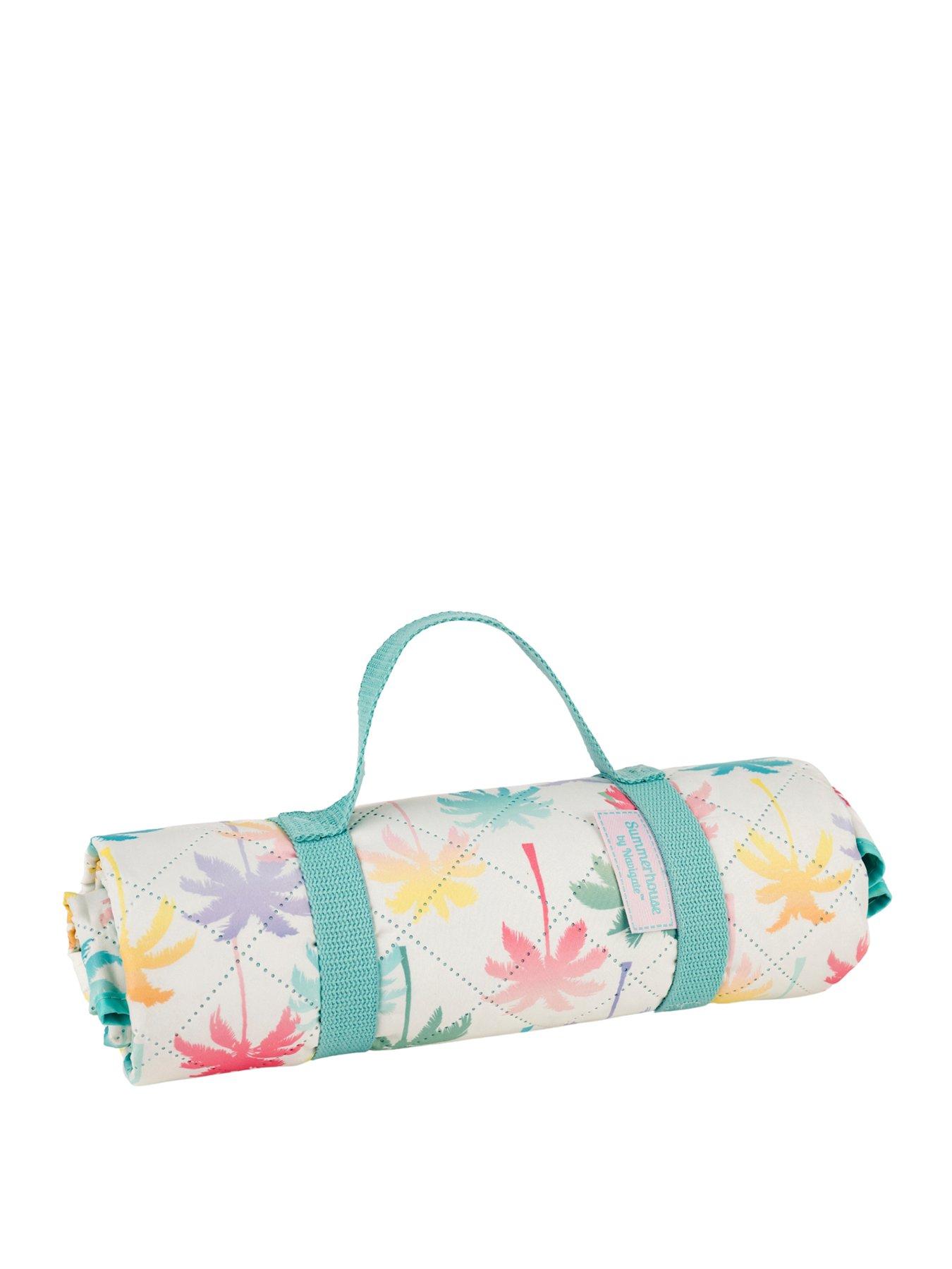 undefined Picnic Blanket Regular Quilted - Ombre Palm Print