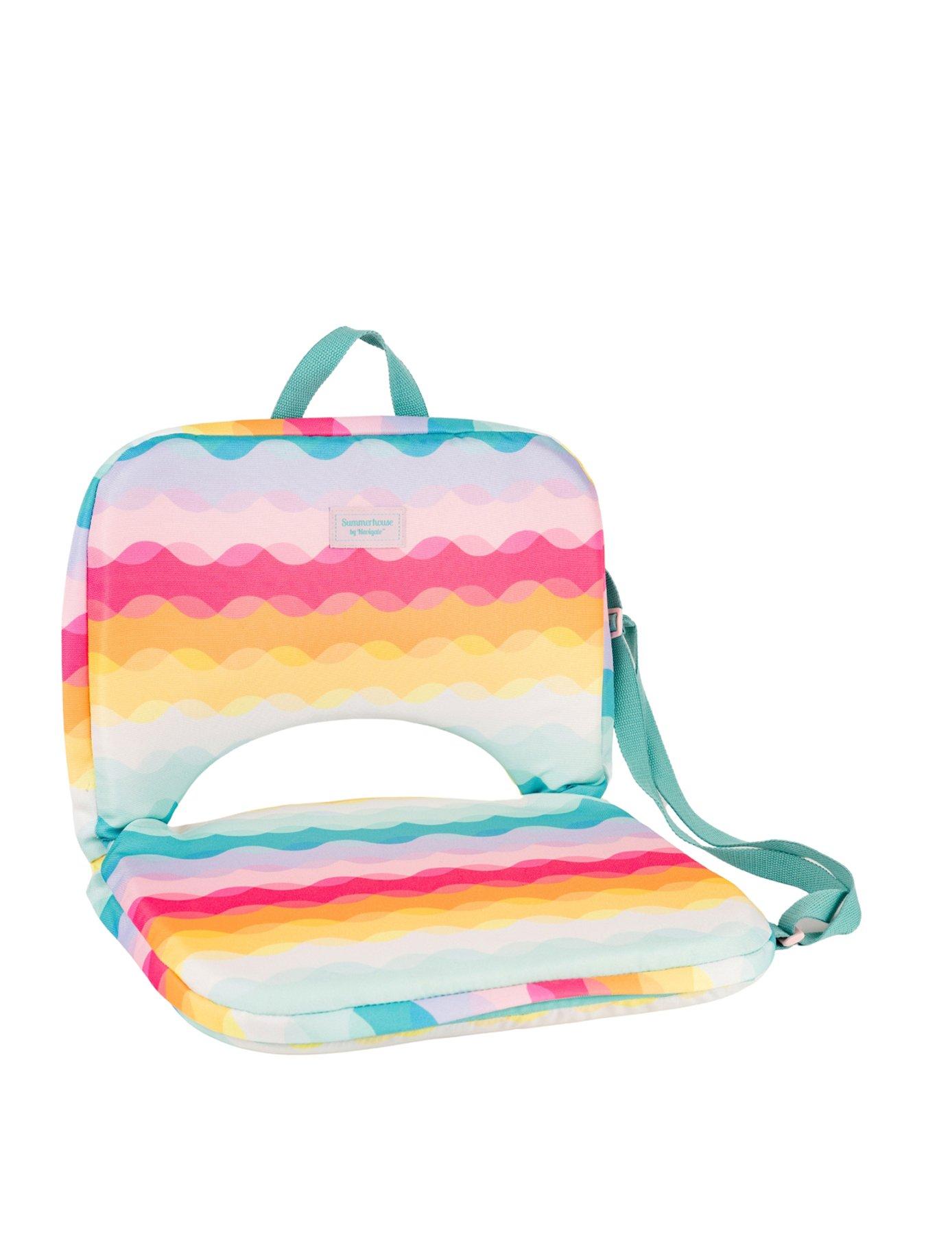 Image 1 of 4 of Summerhouse by Navigate Adjustable Chair - South Beach Wave Print