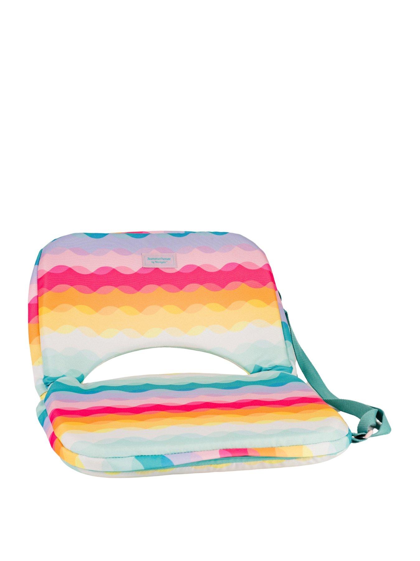 Image 2 of 4 of Summerhouse by Navigate Adjustable Chair - South Beach Wave Print
