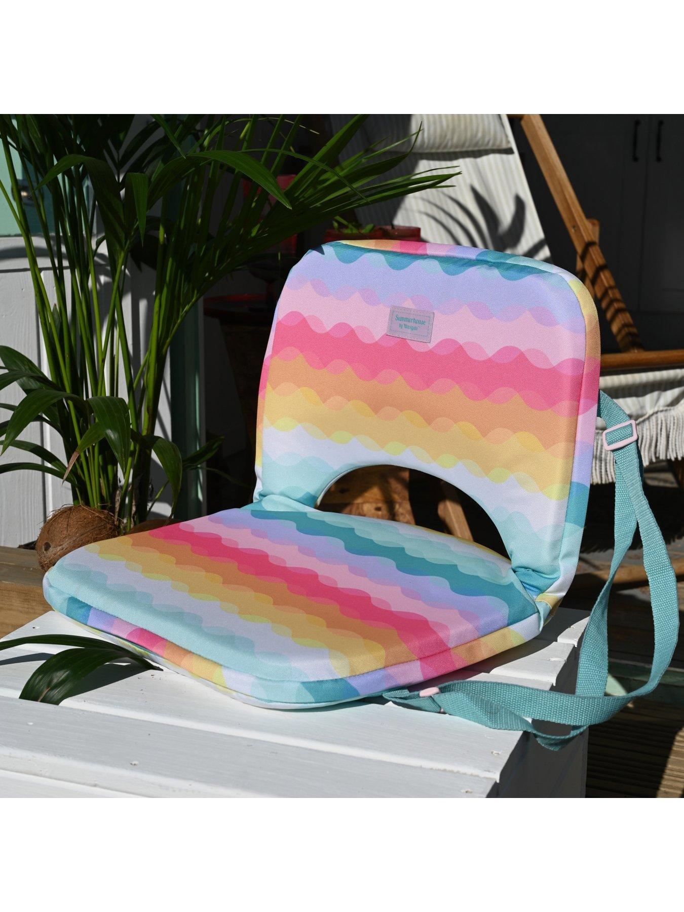 Image 4 of 4 of Summerhouse by Navigate Adjustable Chair - South Beach Wave Print