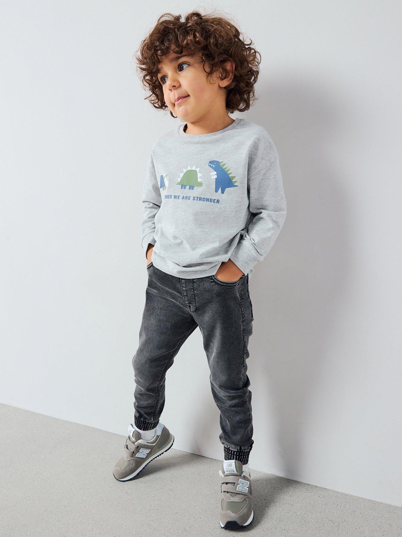 The Very Collection Boys Cargo Jeans - Grey