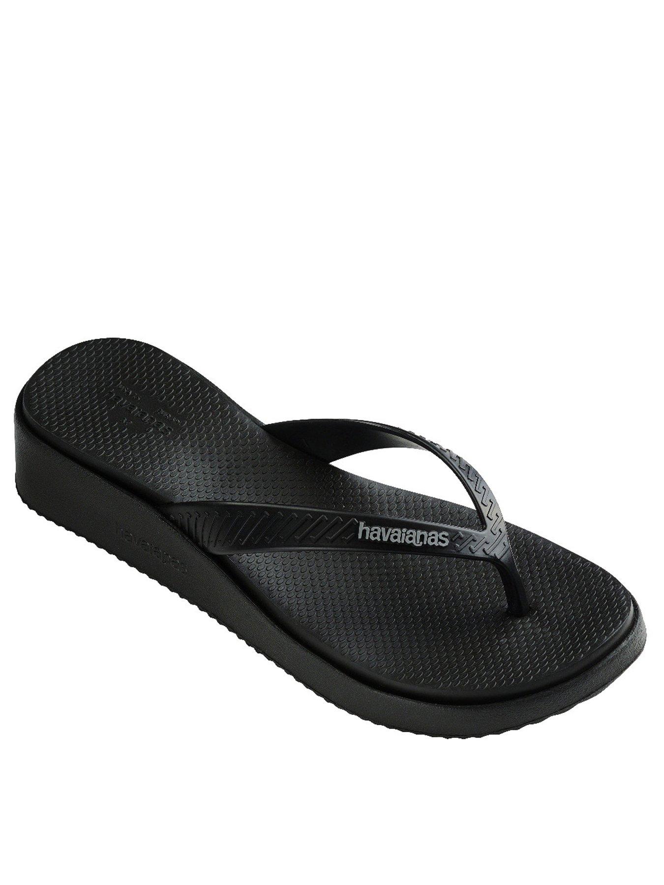 undefined High Platform Flip Flop - Black