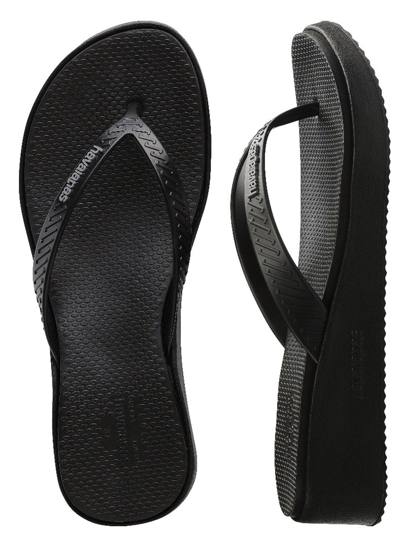 Havaianas High Platform Flip Flop Black Very
