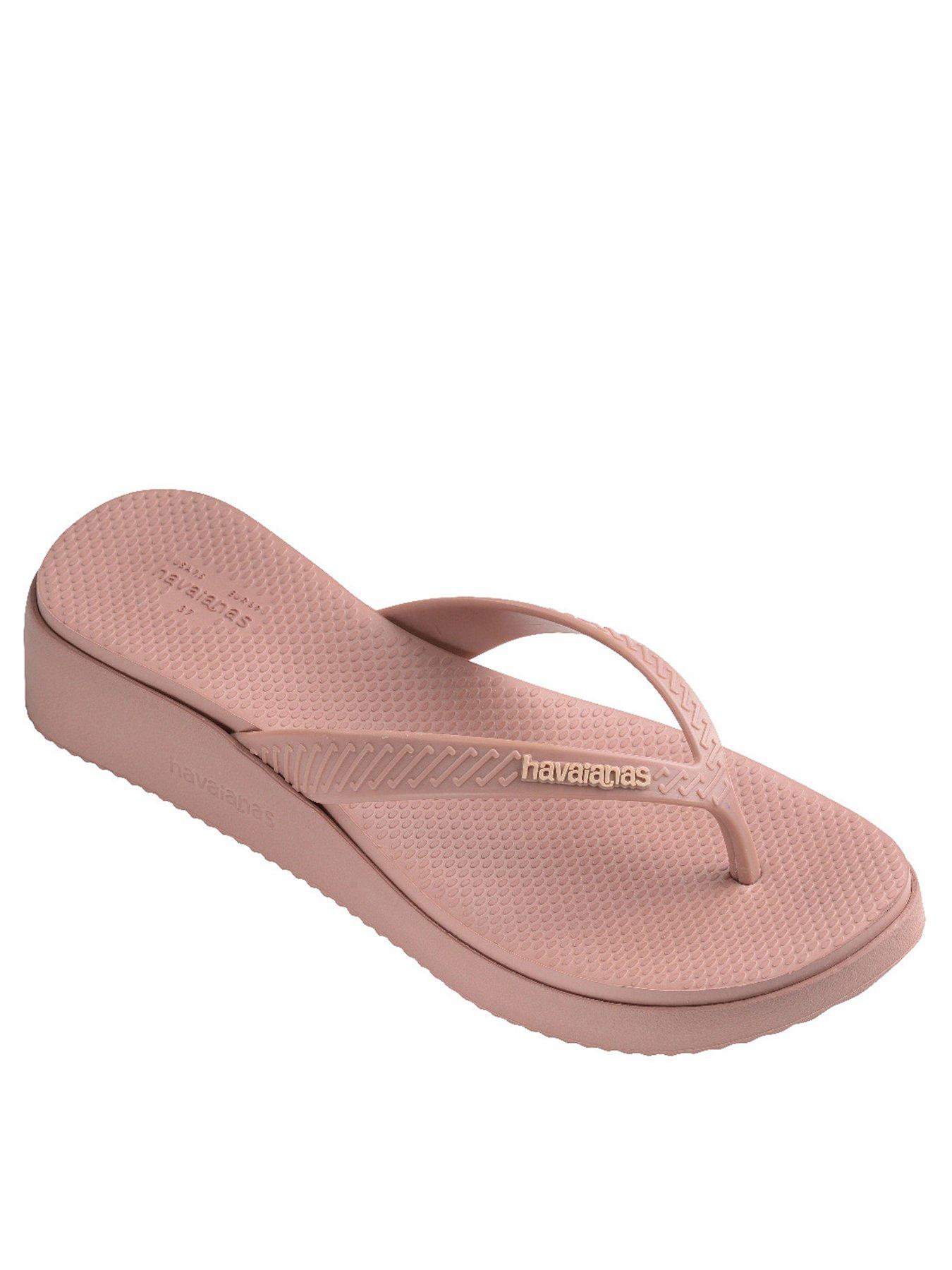 undefined High Platform Flip Flop - Crocus Rose
