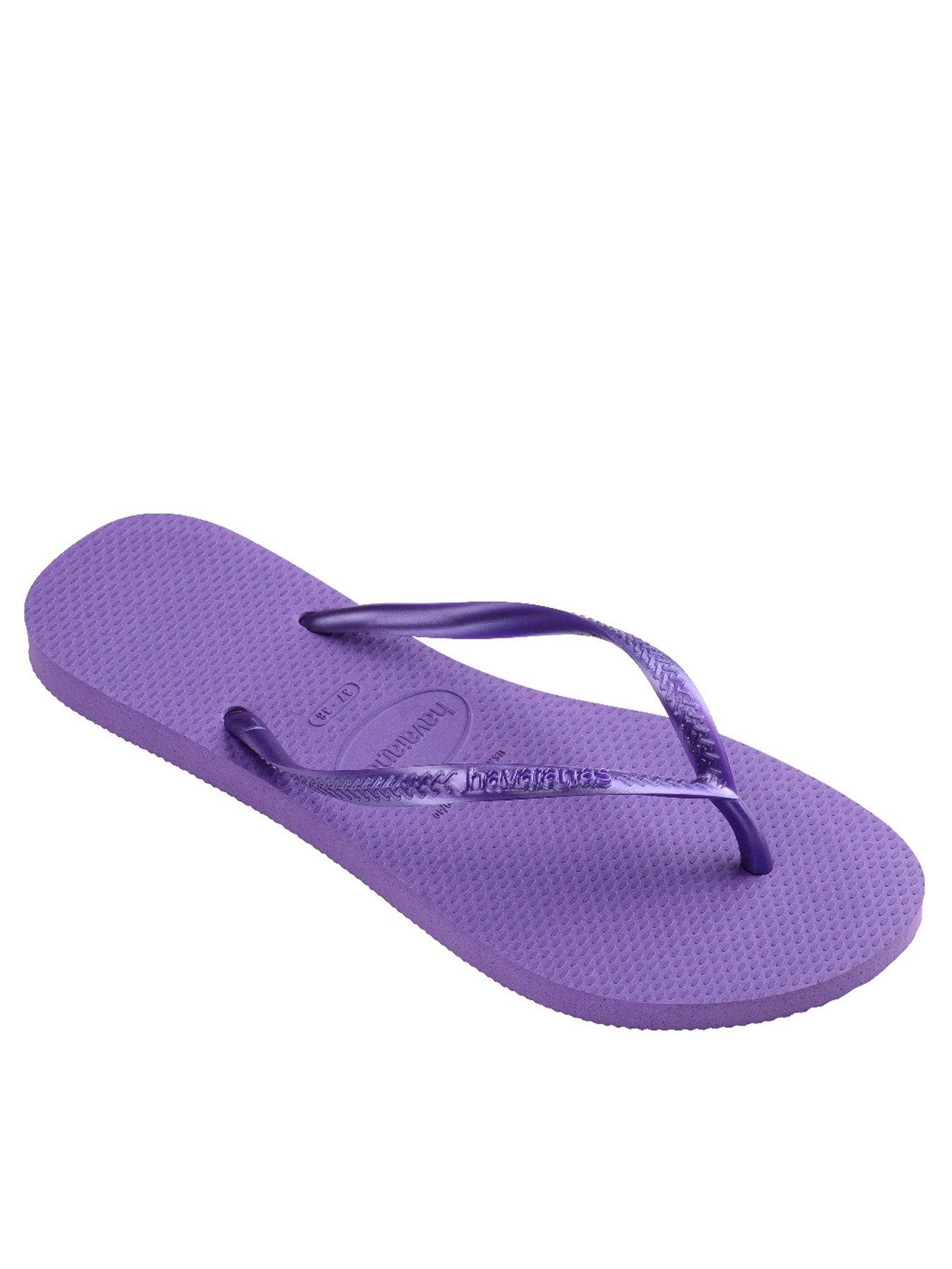 undefined Slim Flip Flop - Purple