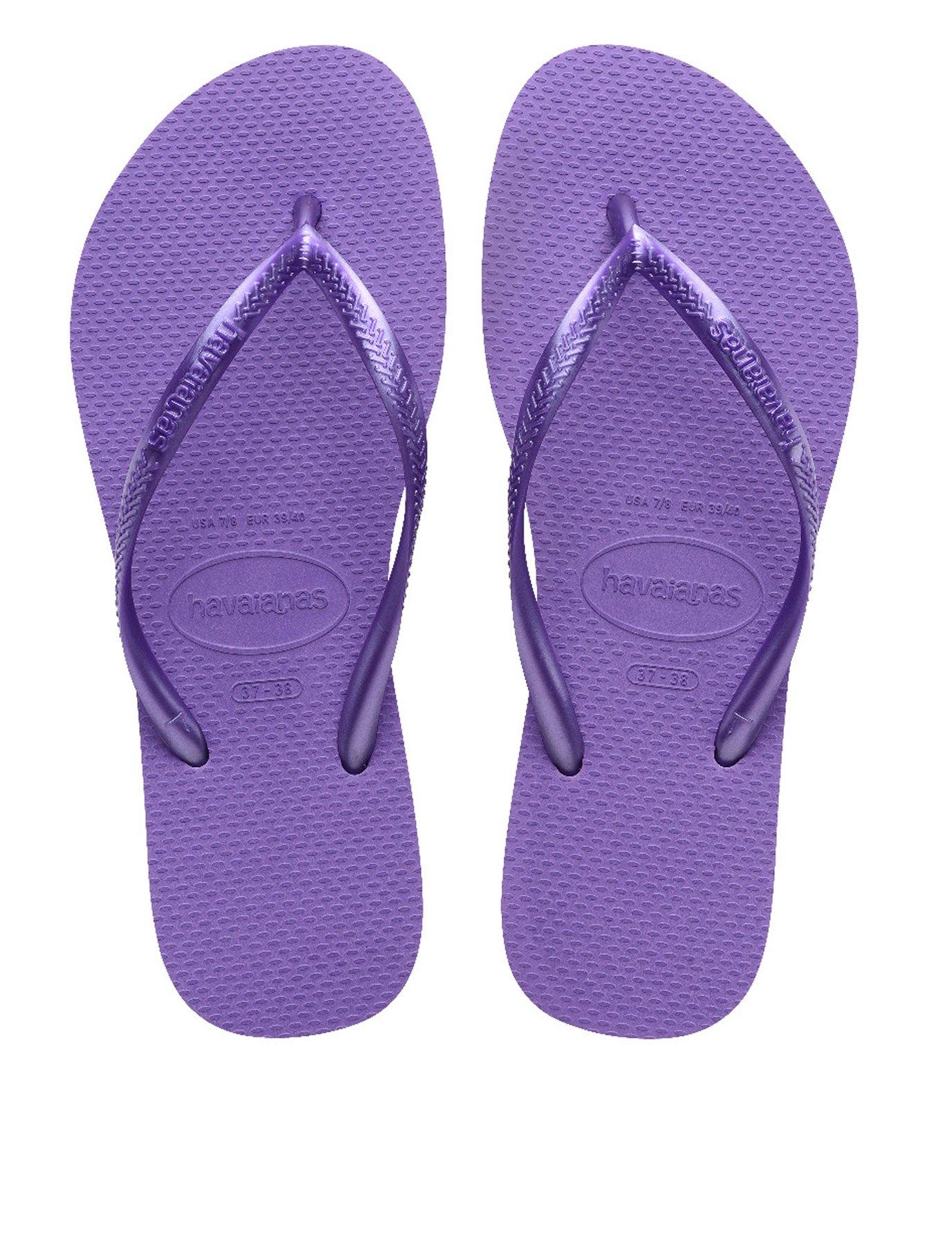undefined Slim Flip Flop - Purple