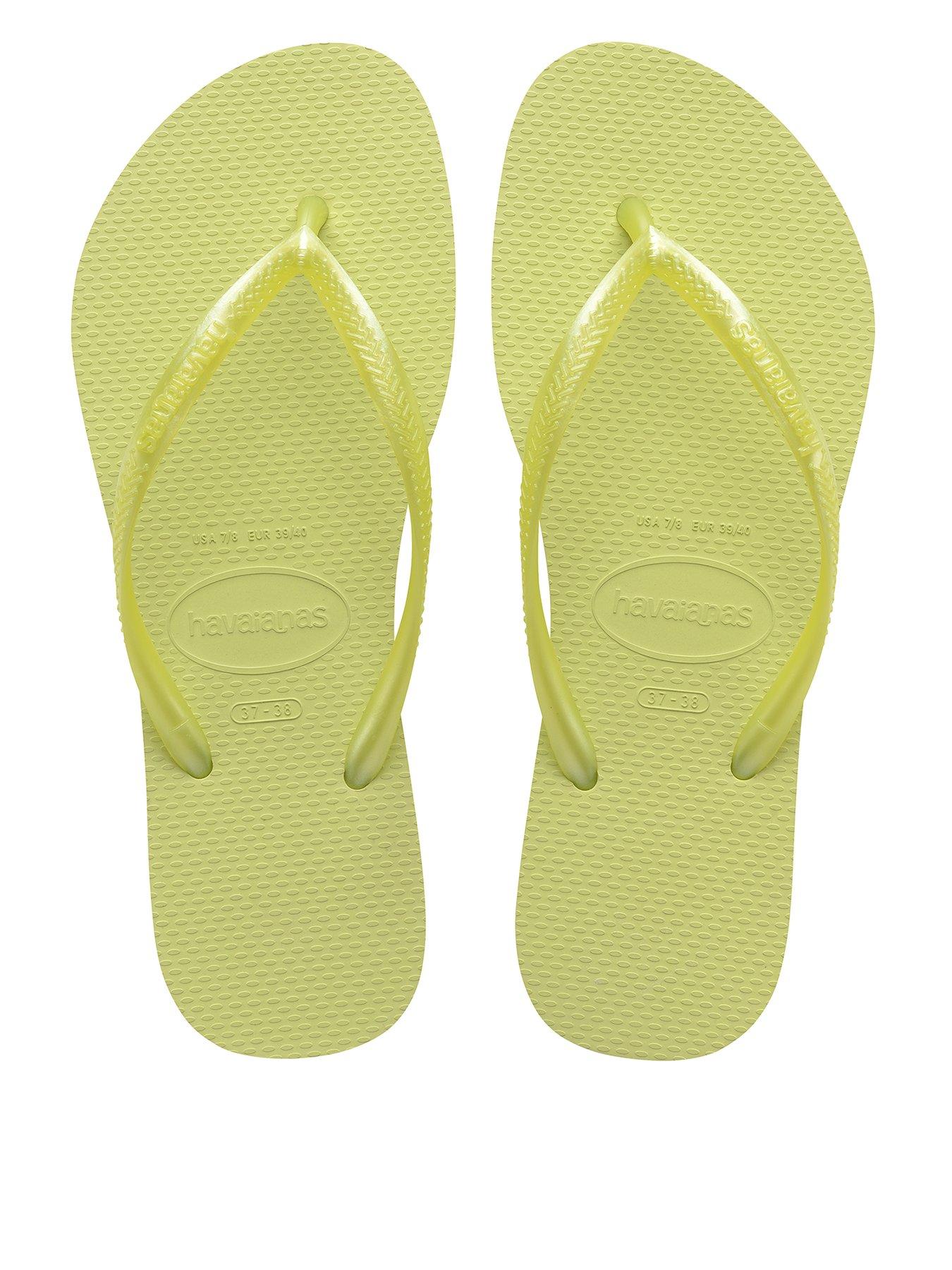 undefined Slim Flip Flop - Matcha Green