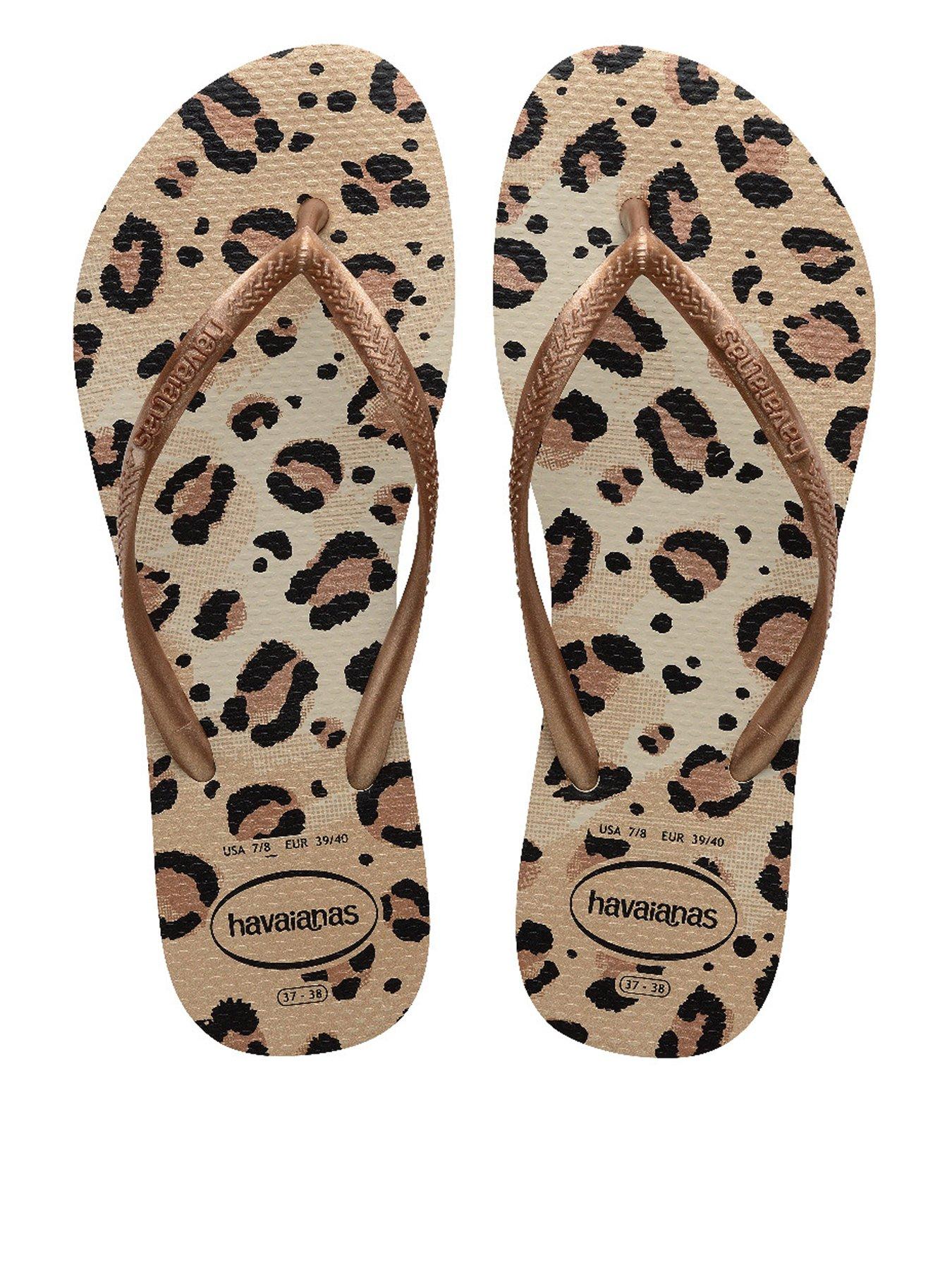 undefined Slim Animals Flip Flop - Brown