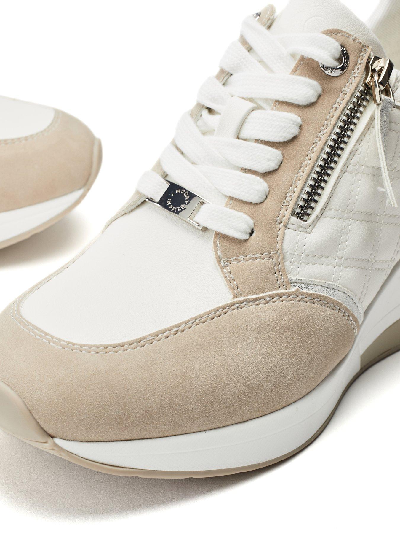 Image 4 of 4 of Moda In Pelle Carrley Wedge Trainers - White