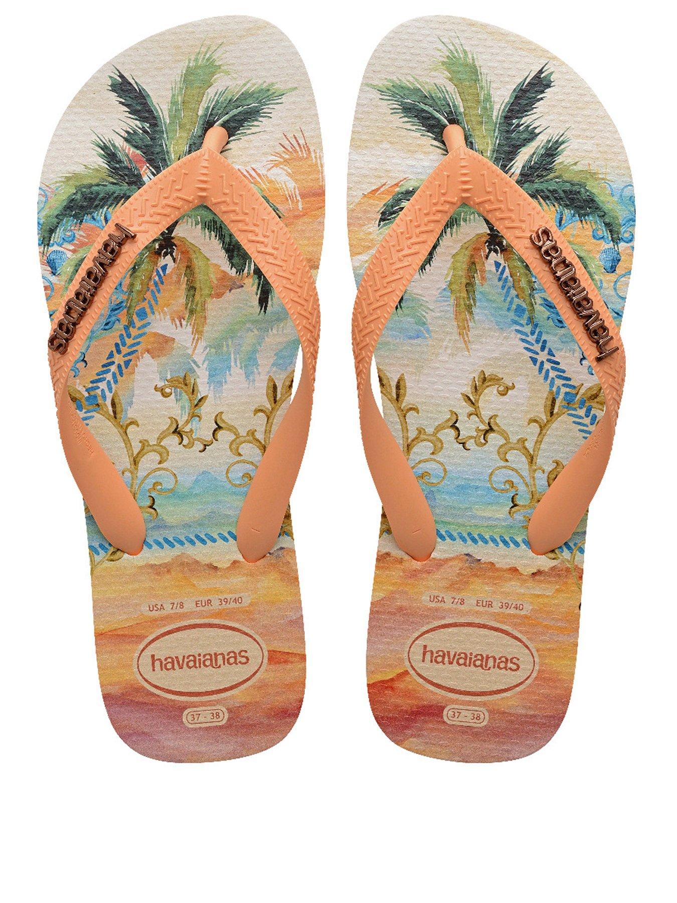 Image 2 of 7 of Havaianas Top Tropicalia Vibes Flip Flop - Peach