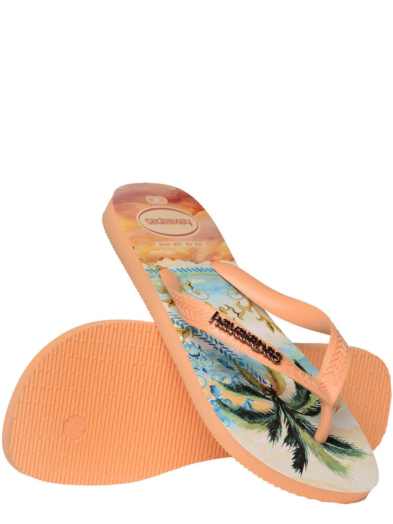 Image 4 of 7 of Havaianas Top Tropicalia Vibes Flip Flop - Peach