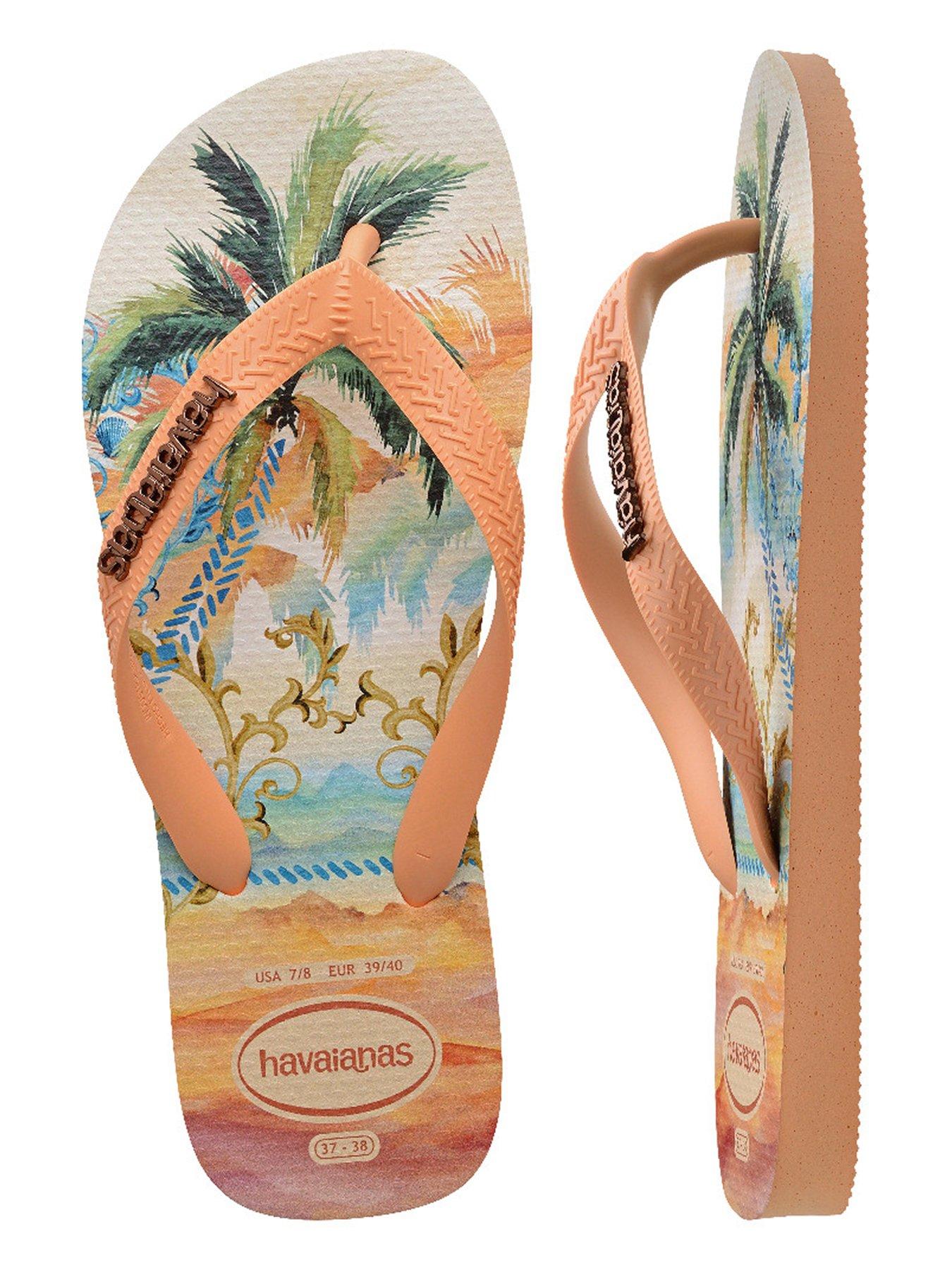 Image 5 of 7 of Havaianas Top Tropicalia Vibes Flip Flop - Peach