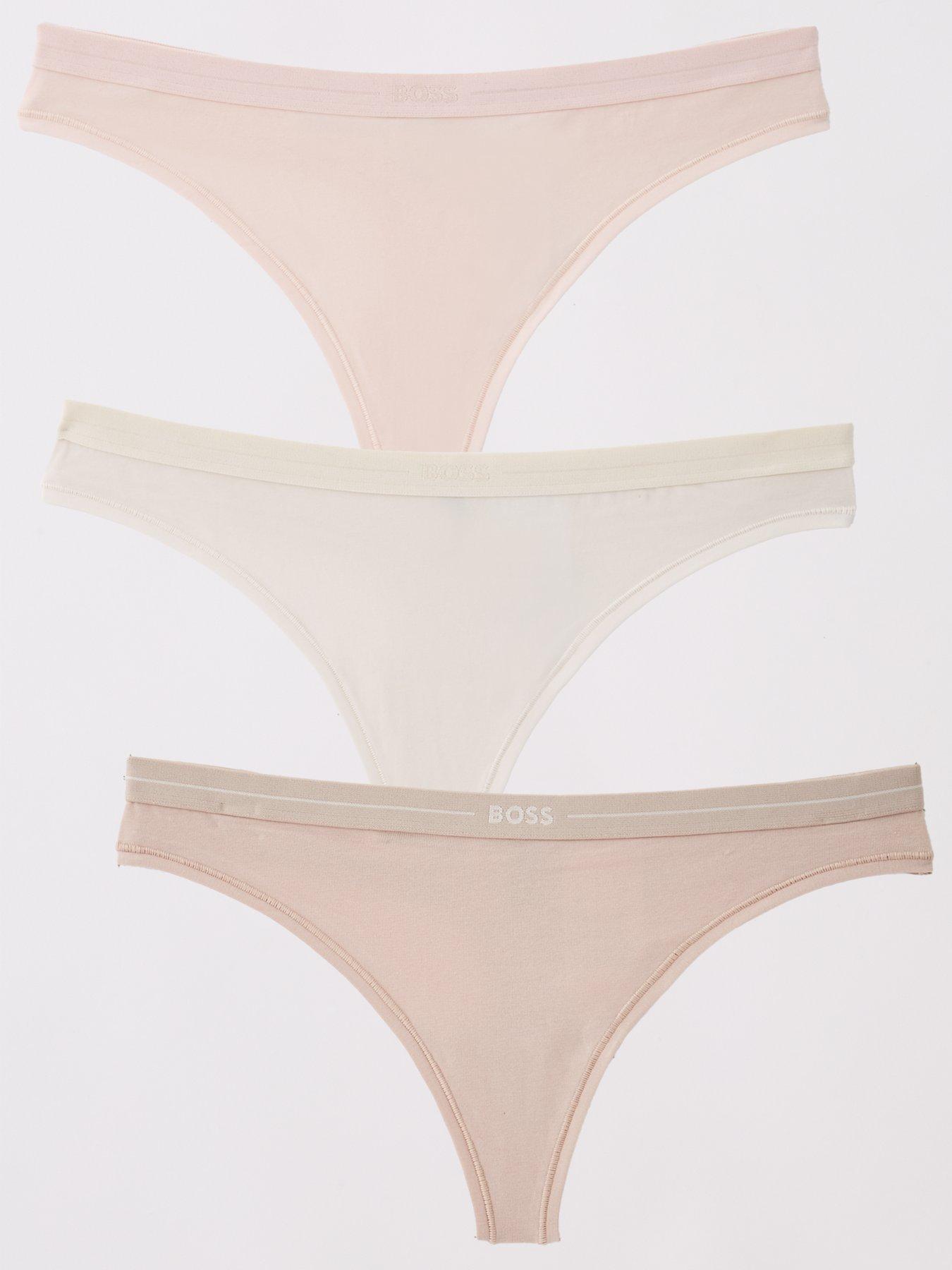 undefined 3 Pack Thong Set - Pink