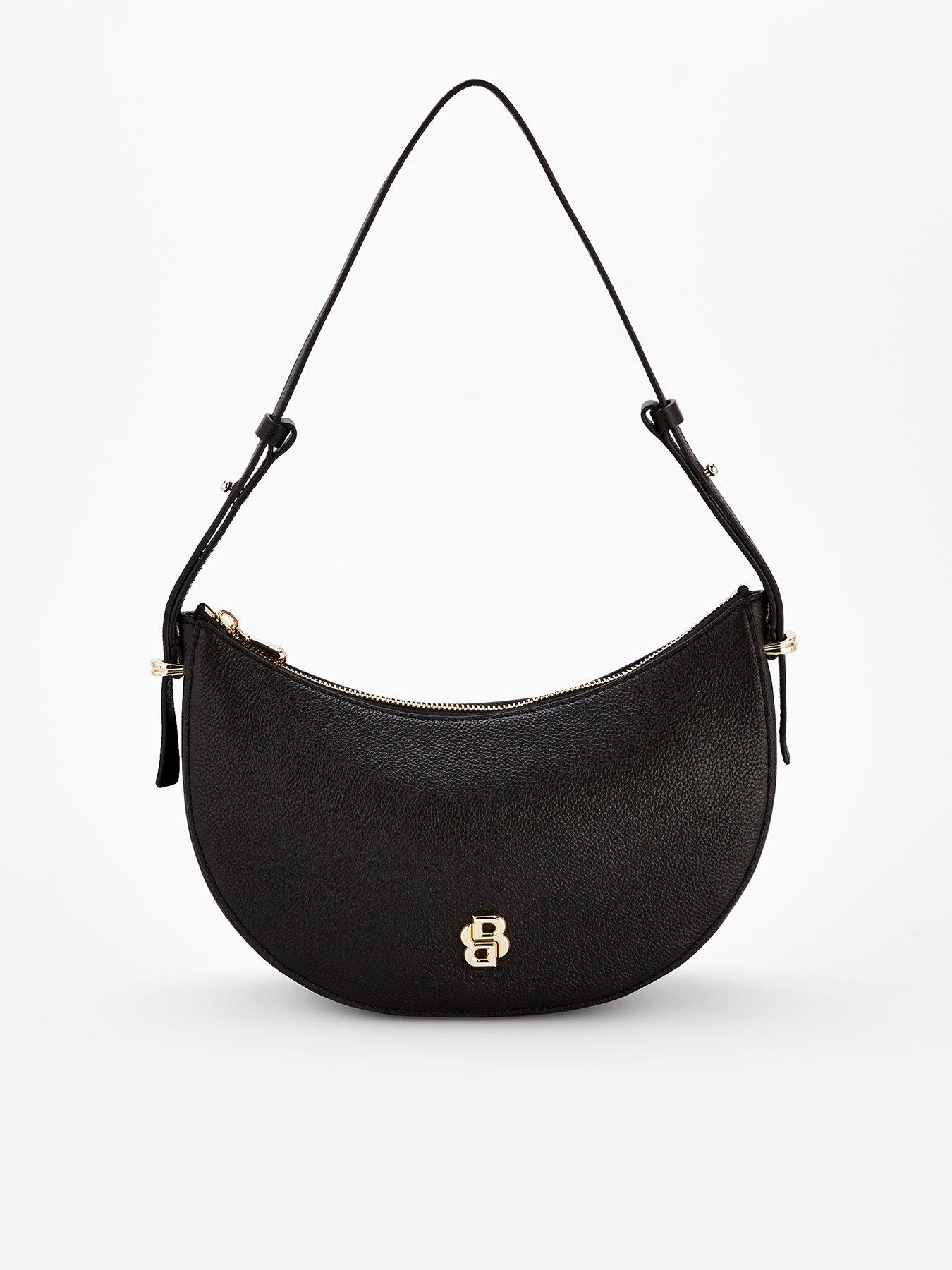 BOSS Icon Halfmoon Bag - Black