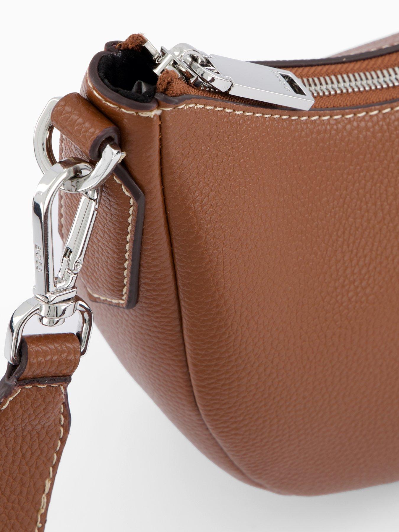 Image 4 of 4 of BOSS Anett Halfmoon Bag - Brown