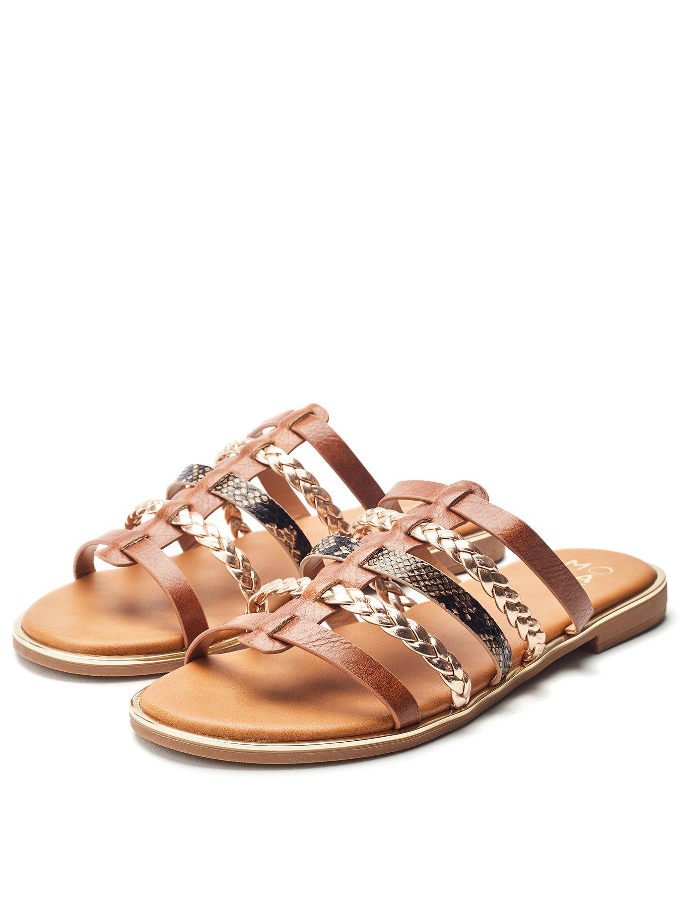 Image 2 of 4 of Moda In Pelle Junie Multi Strap Sandals - Tan