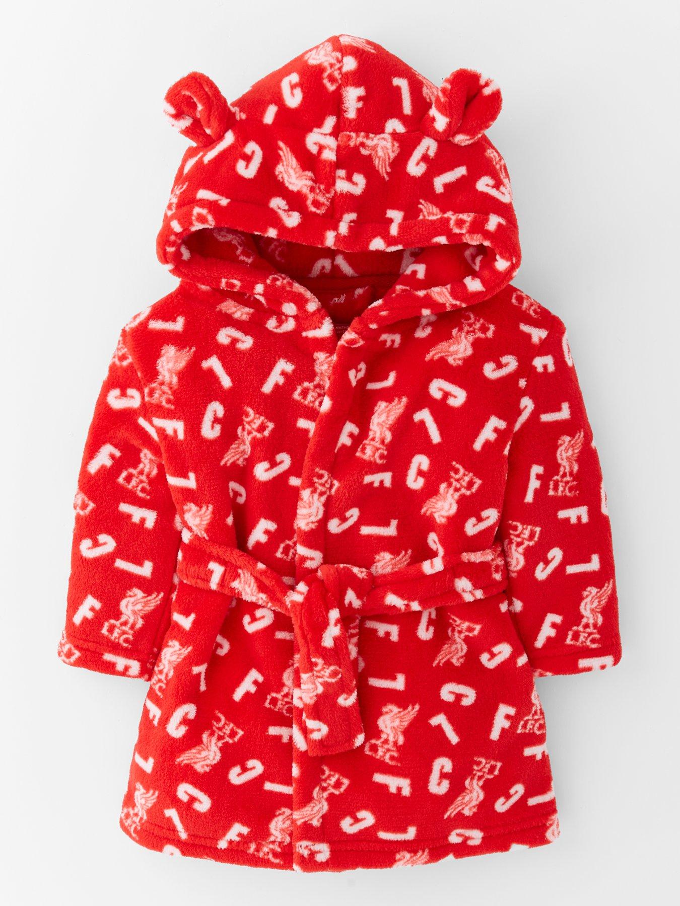 Image 1 of 4 of Liverpool FC Baby Dressing Gown - Red