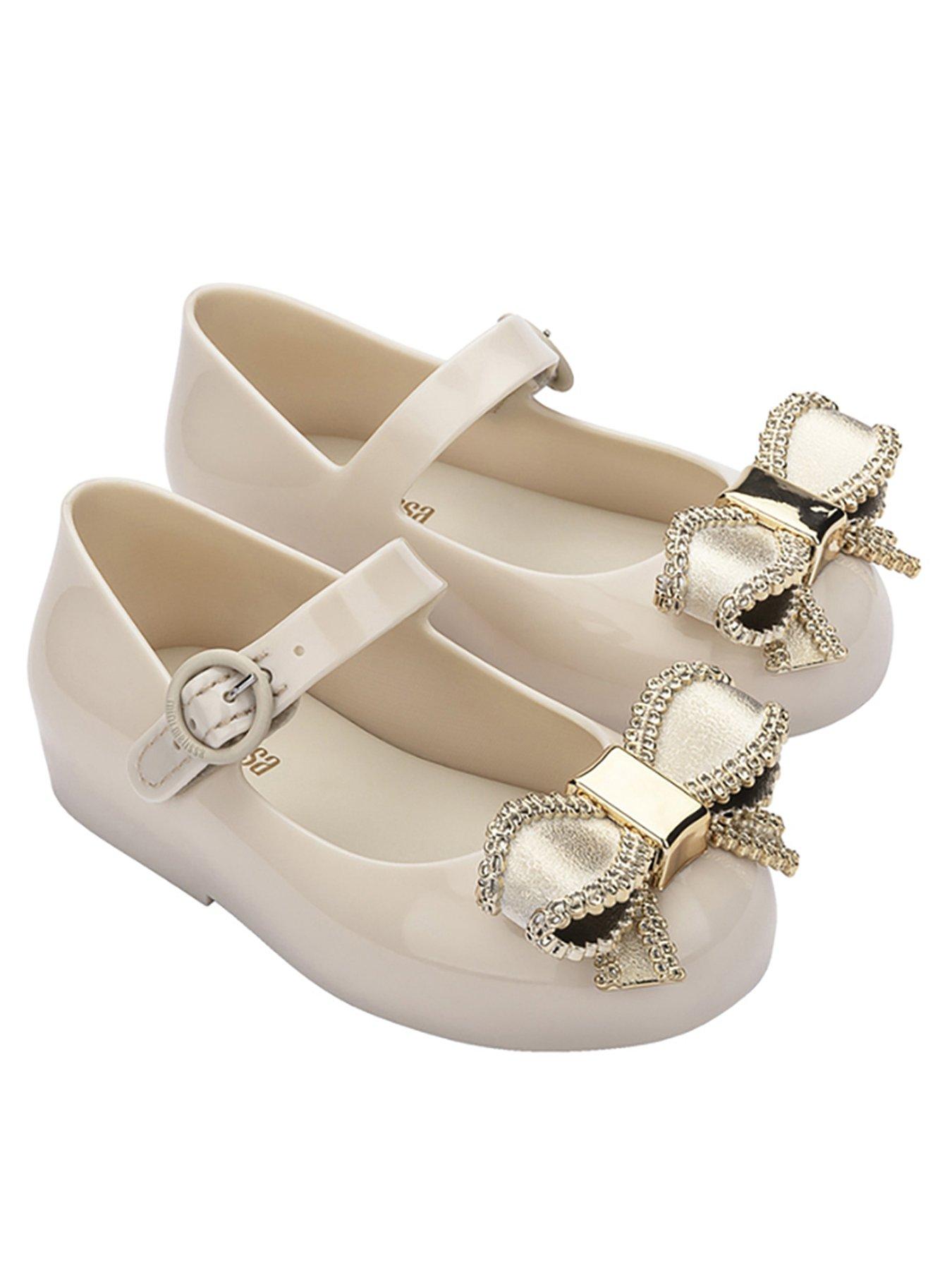 Mini Melissa Girls Toddler Mini Melissa Sweet Love Bow Jelly Shoe