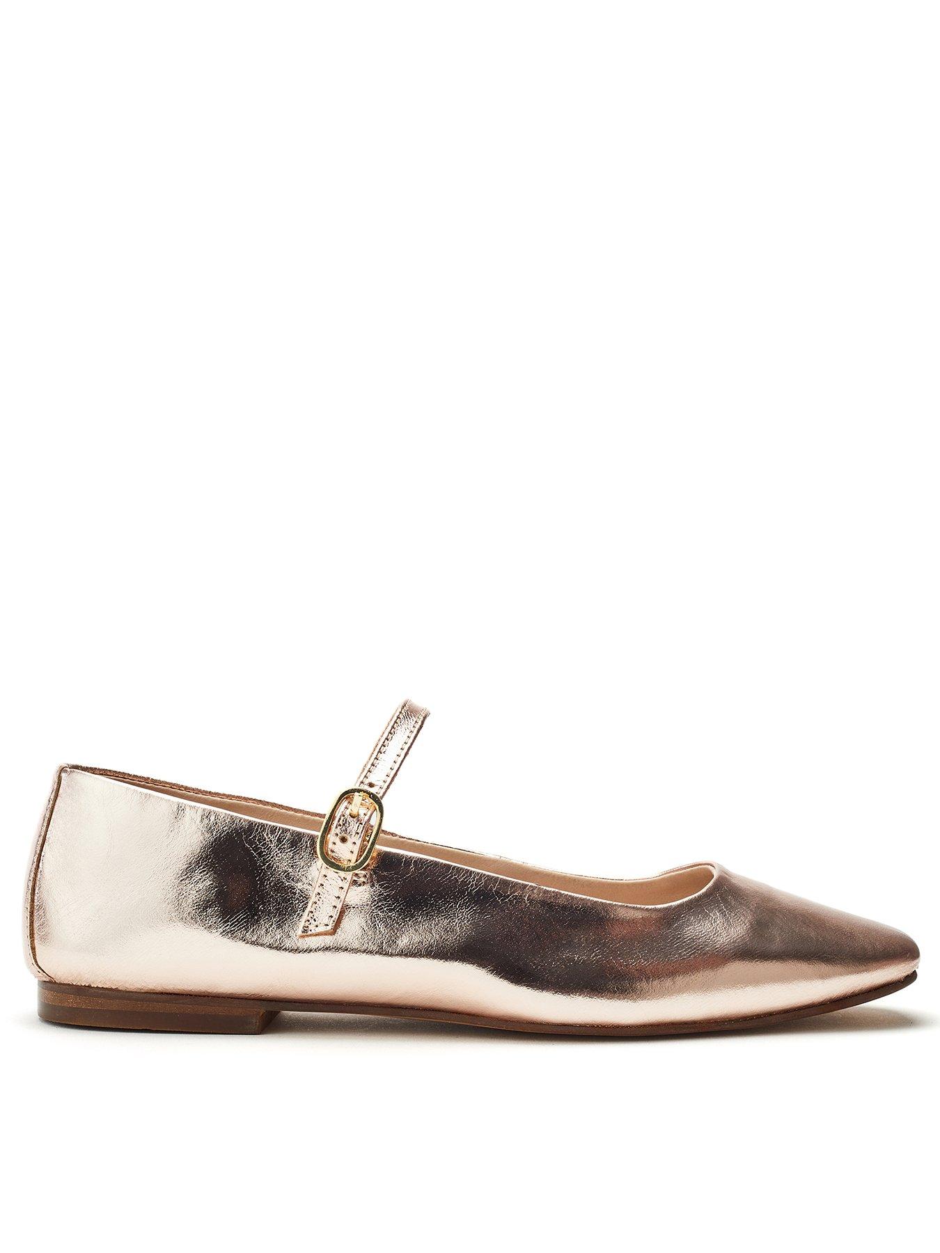 undefined Larina Ballet Shoes - Rose Gold