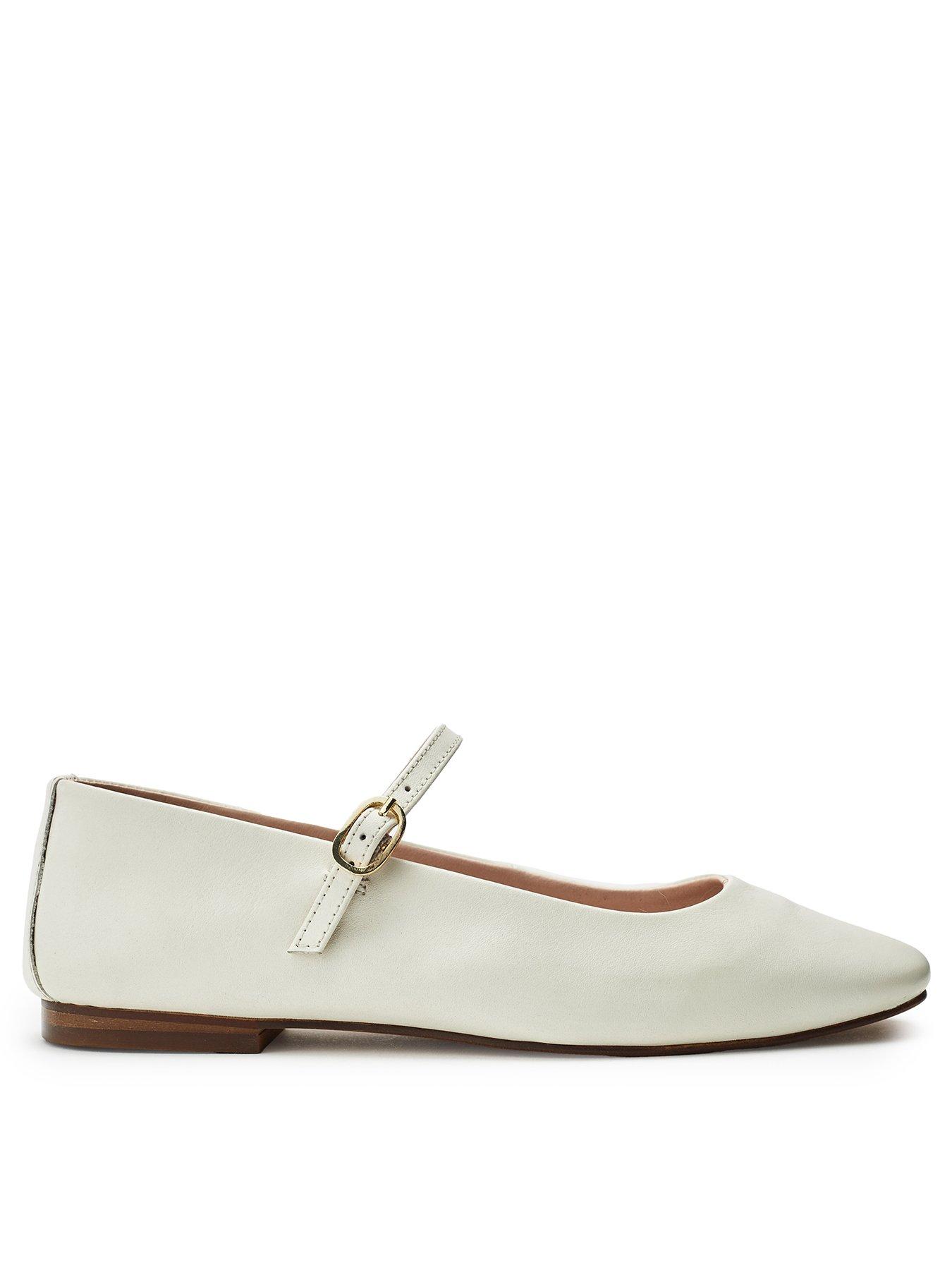 Image 1 of 4 of Moda In Pelle Larina Ballet Shoes - Off White