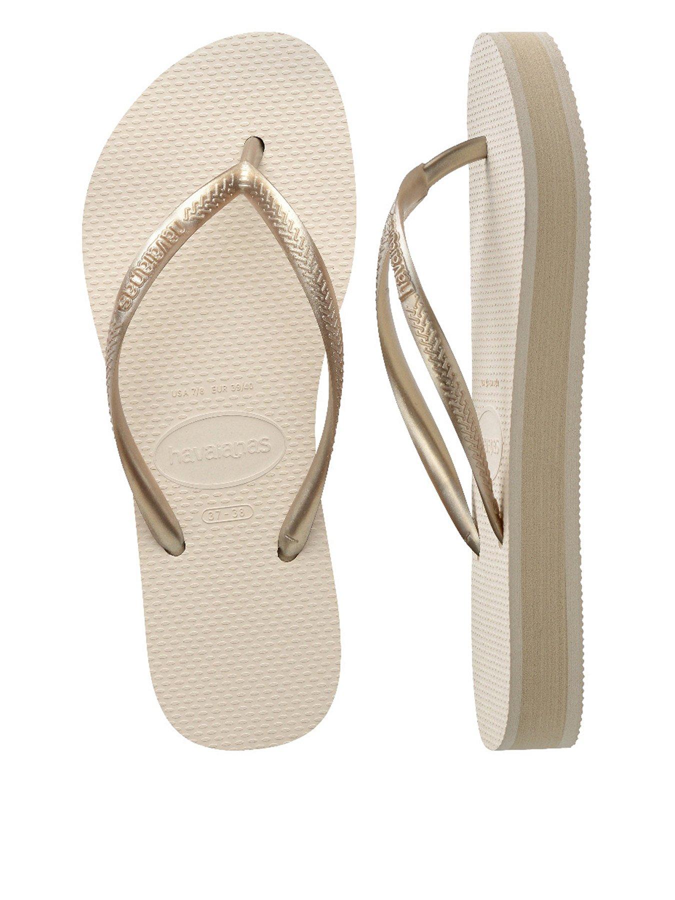 Havaianas Slim Flatform Flip Flop - Beige
