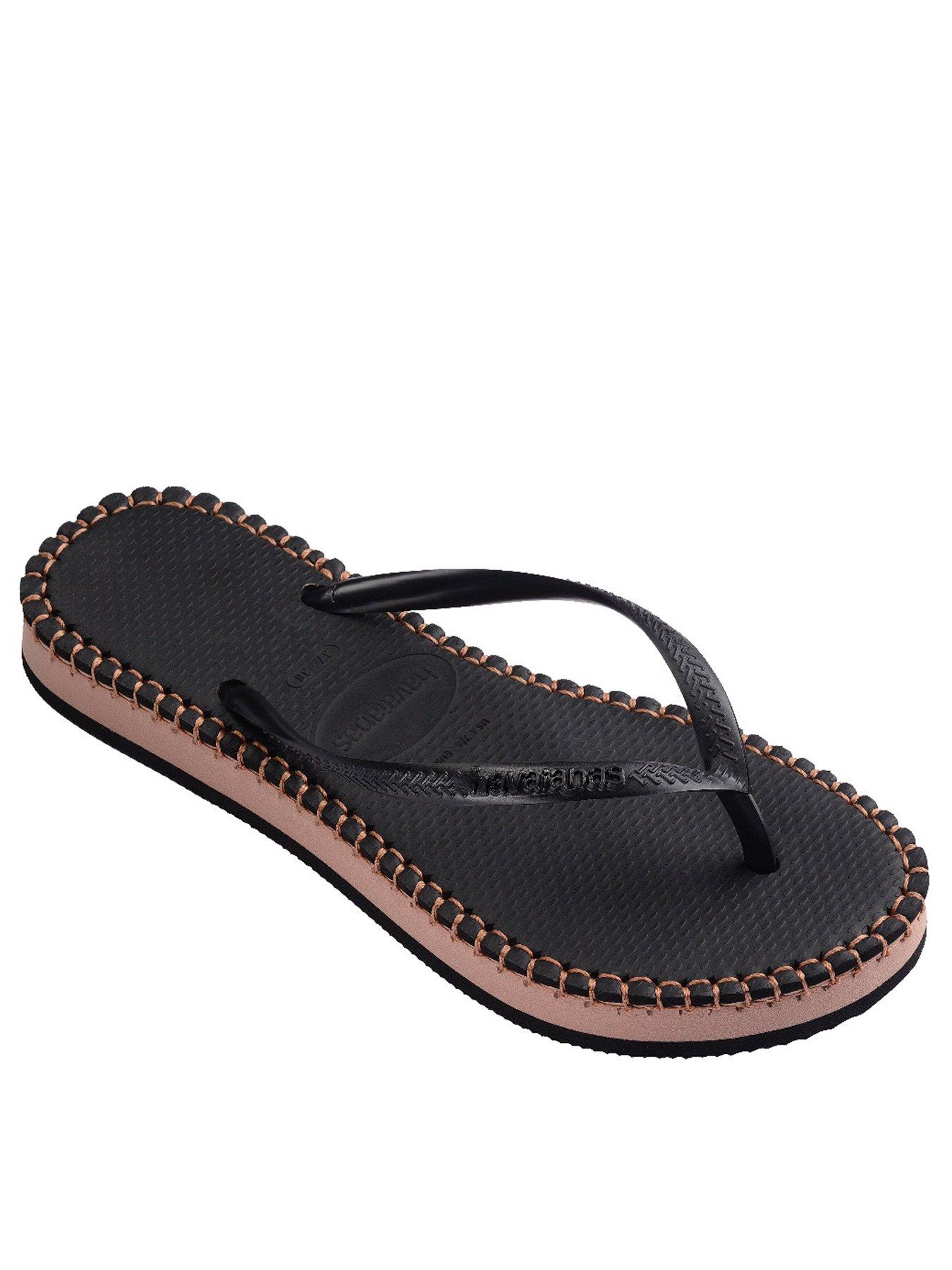 Image of Havaianas Slim Flip Flop Flatform Loop - Black