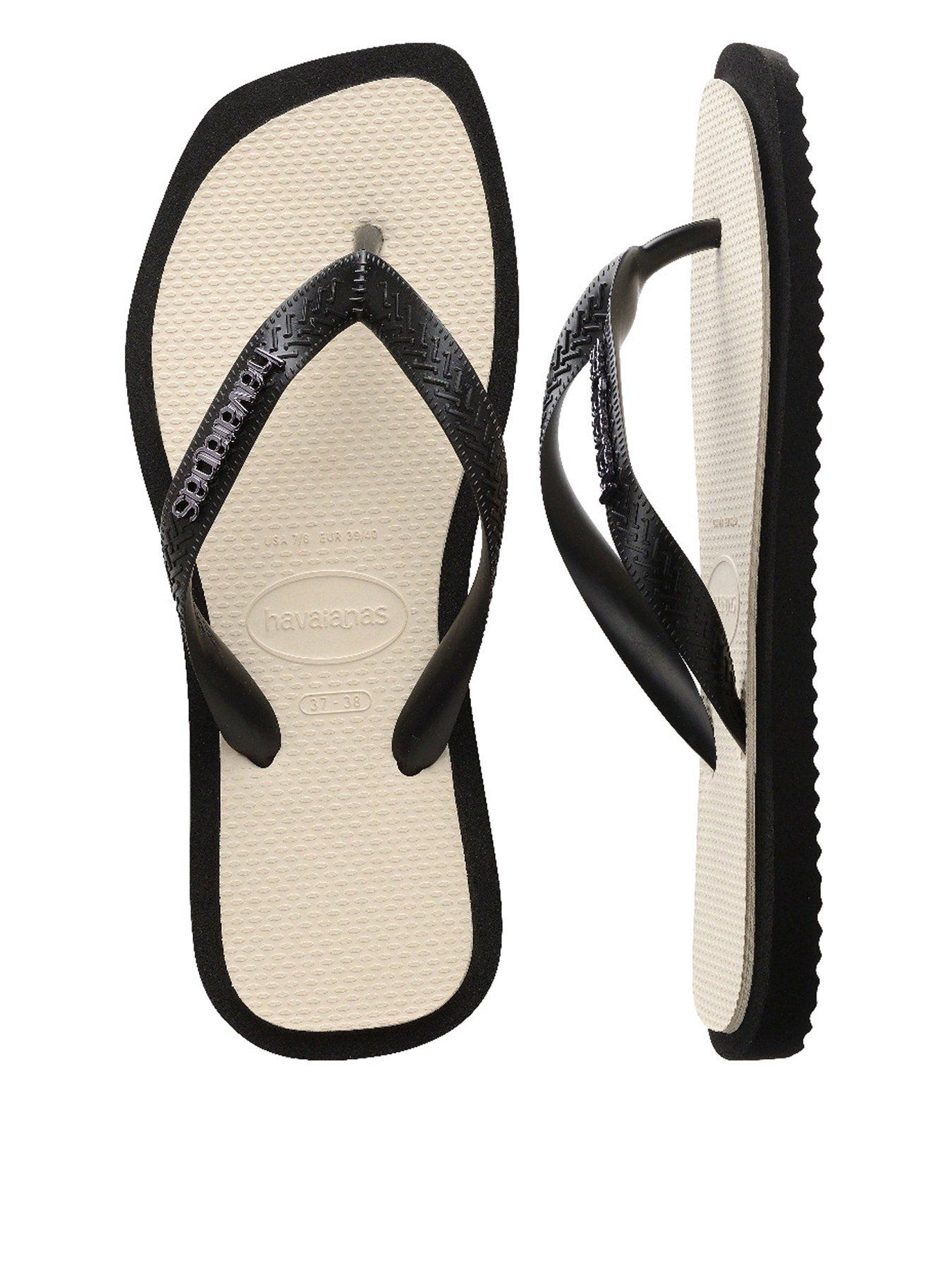 Havaianas Top Square Fusion Flip Flop - Black