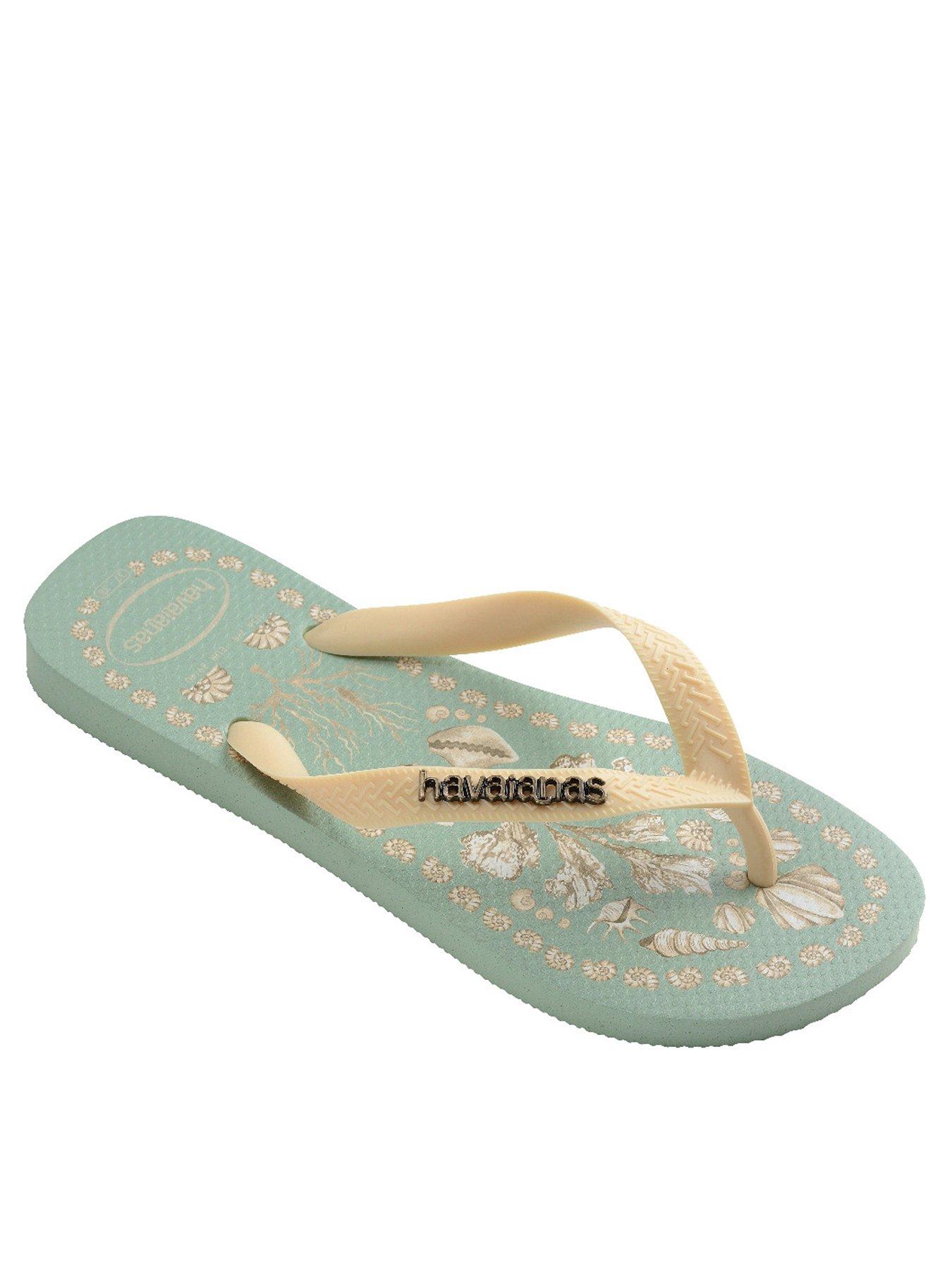 undefined Top Tropicalia Vibes Flip Flop - Coast Green
