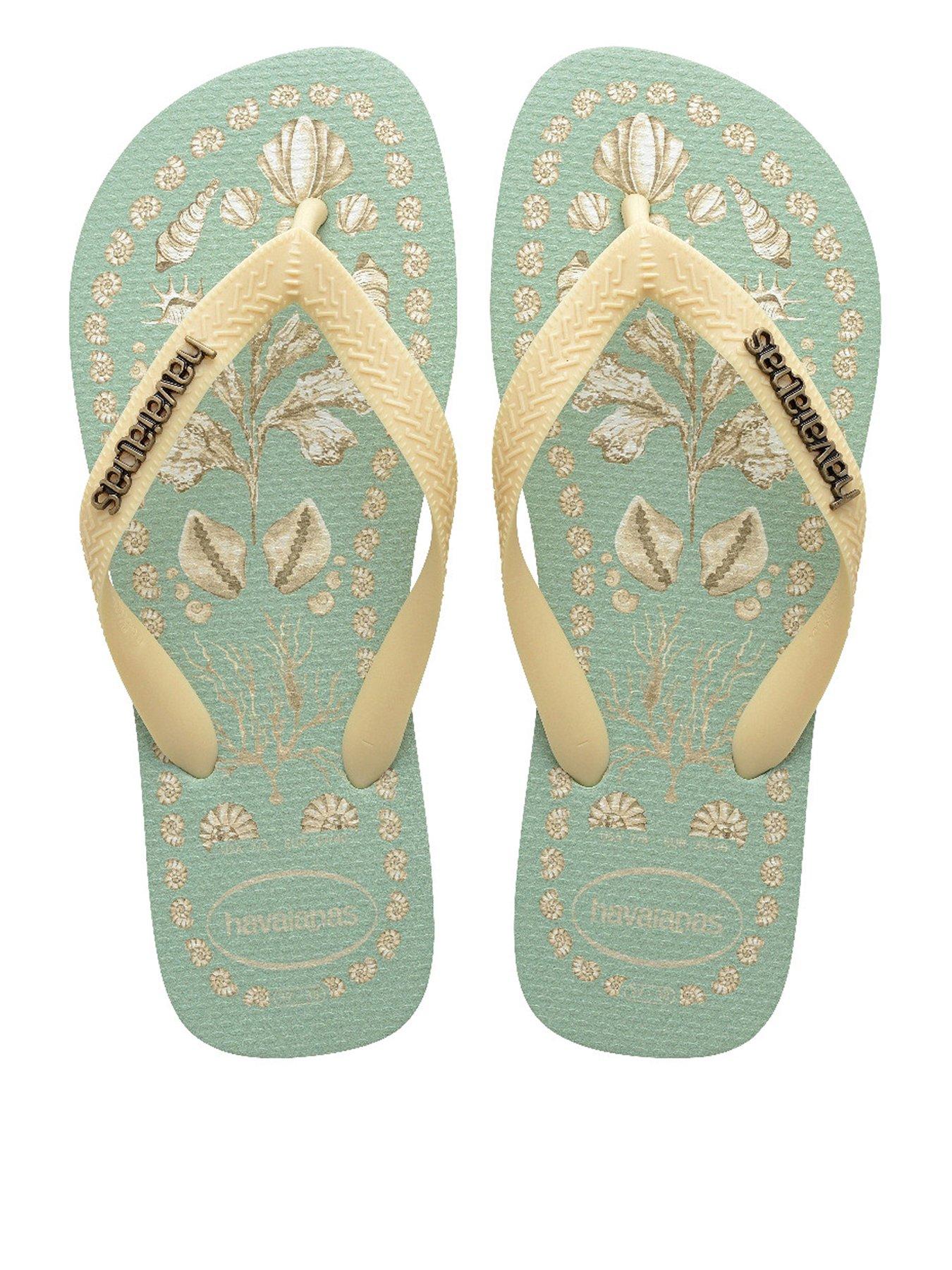 undefined Top Tropicalia Vibes Flip Flop - Coast Green