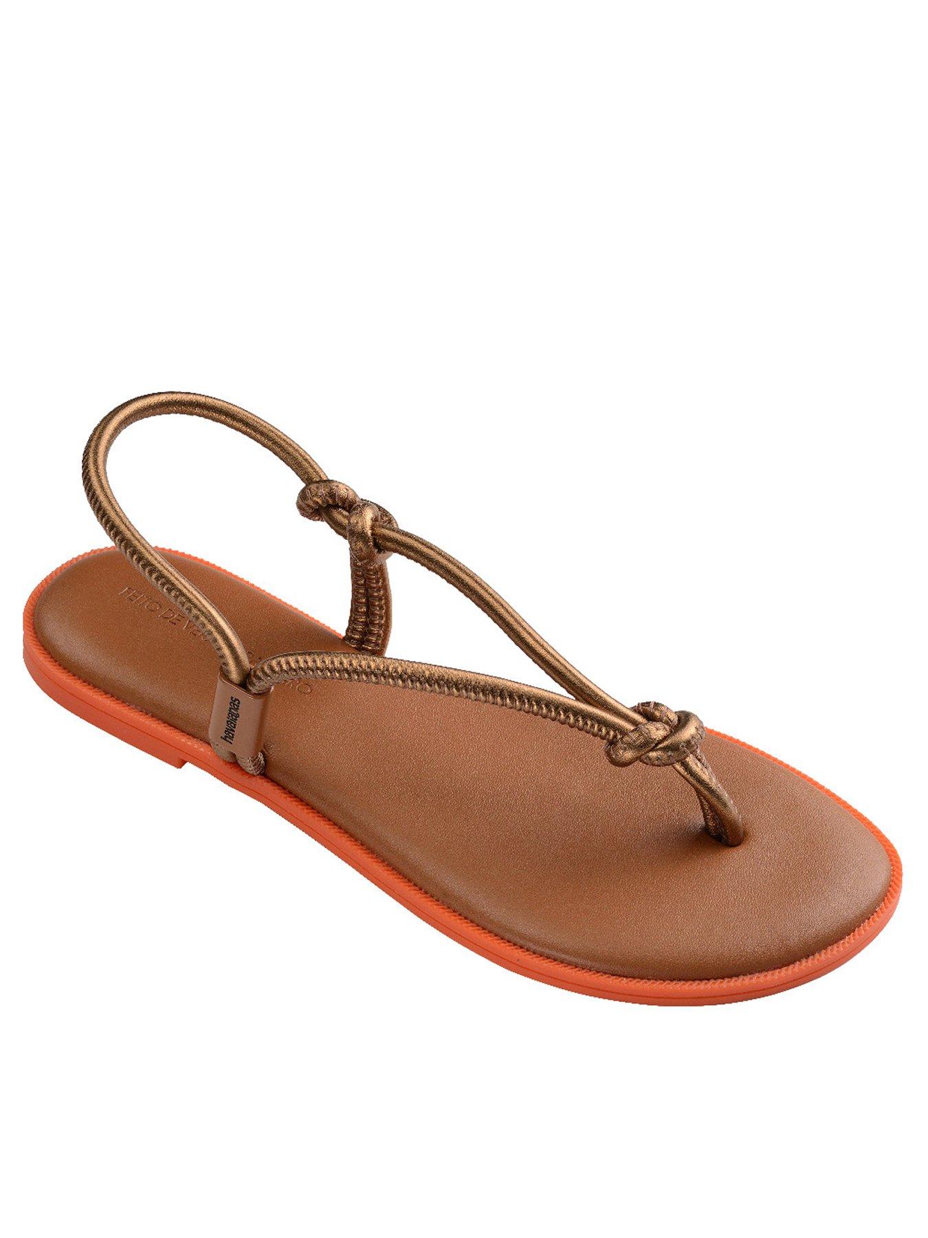 undefined Una Acai Sandal - Rust
