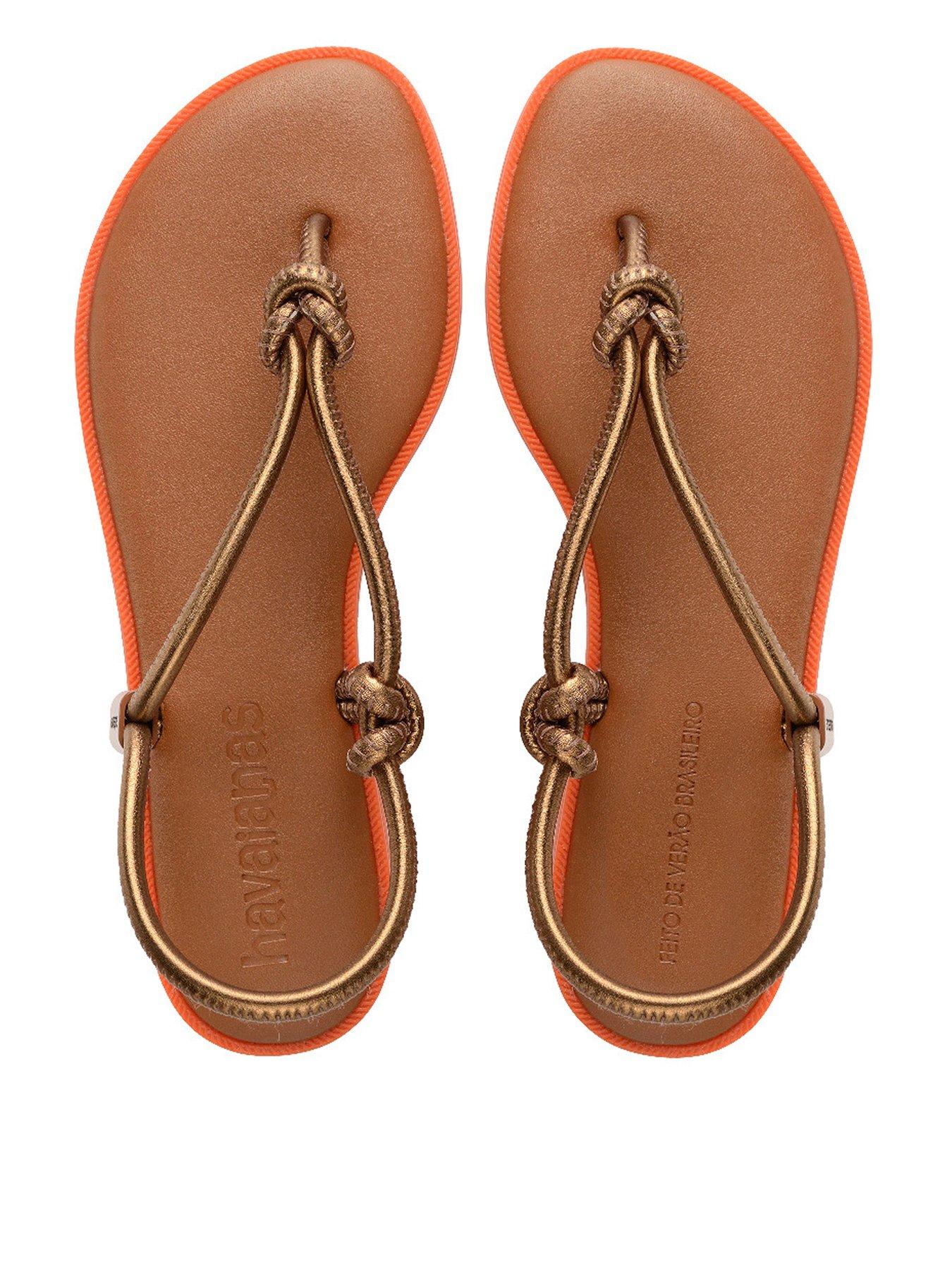undefined Una Acai Sandal - Rust
