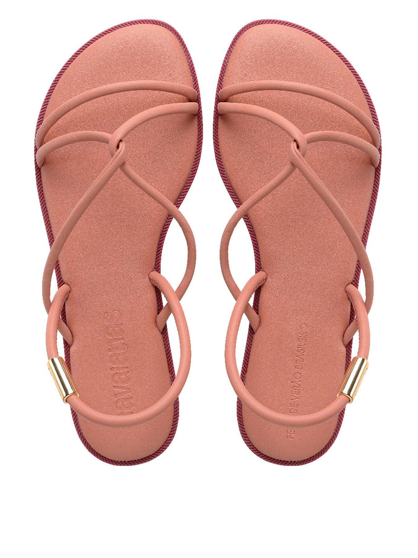 undefined Una Manga Sandal - Pink Clay
