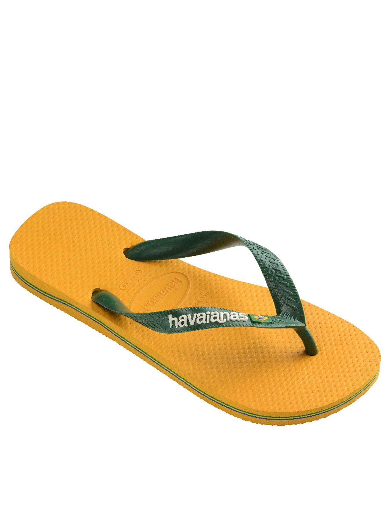 undefined Brasil Logo Flip Flop - Yellow