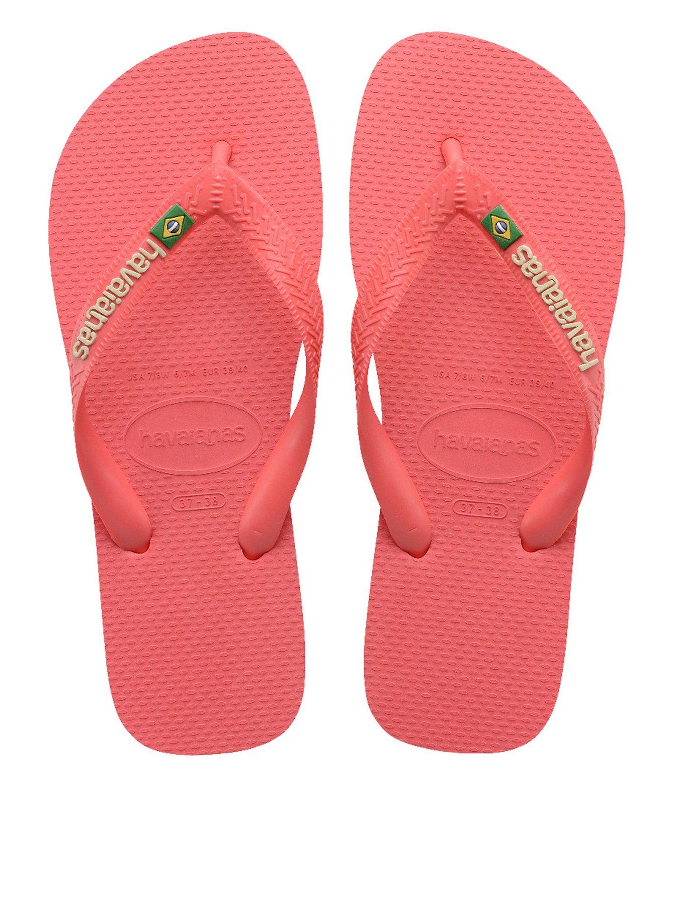 undefined Brasil Logo Flip Flop - Tropical Coral