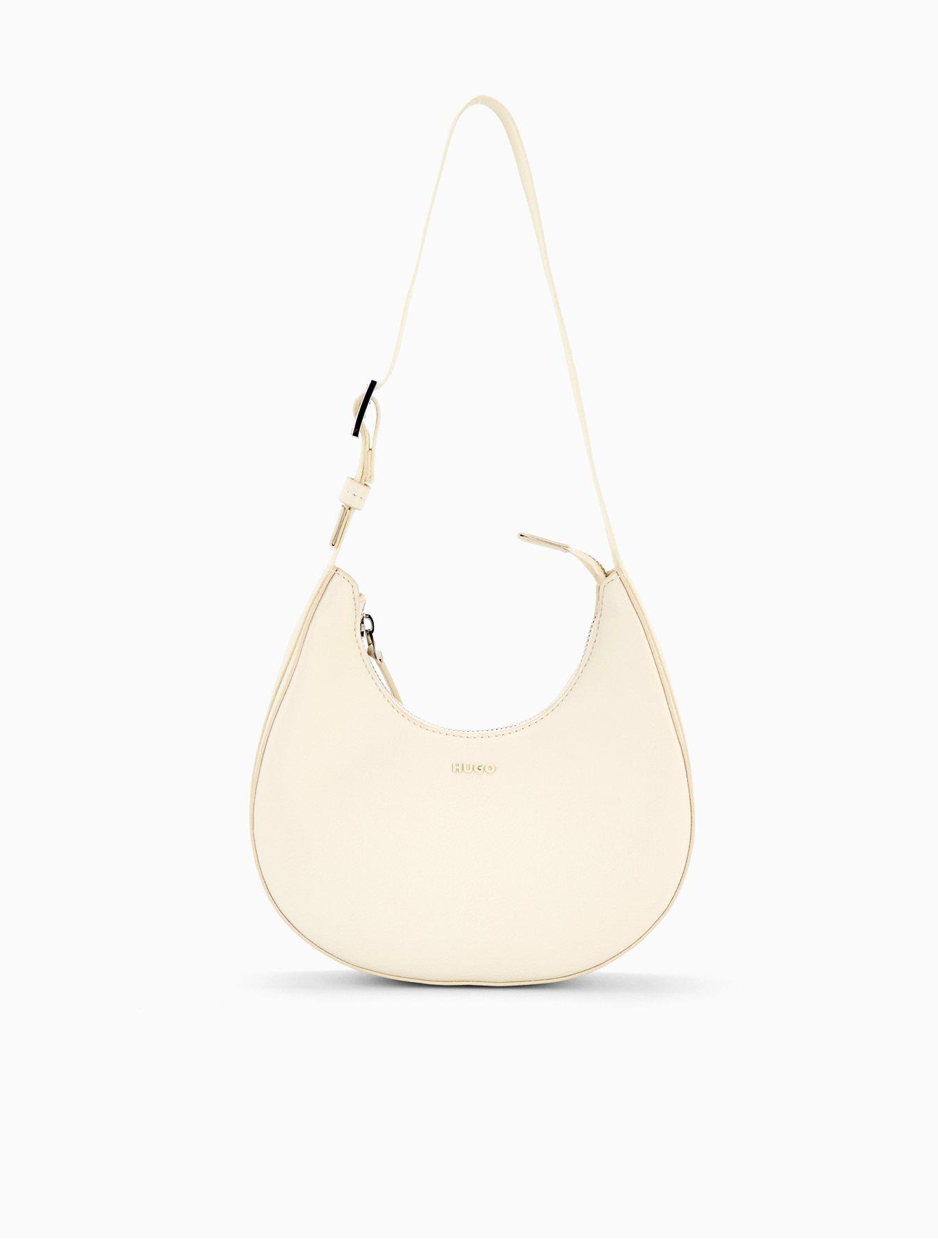 HUGO Small Hobo Bag - White