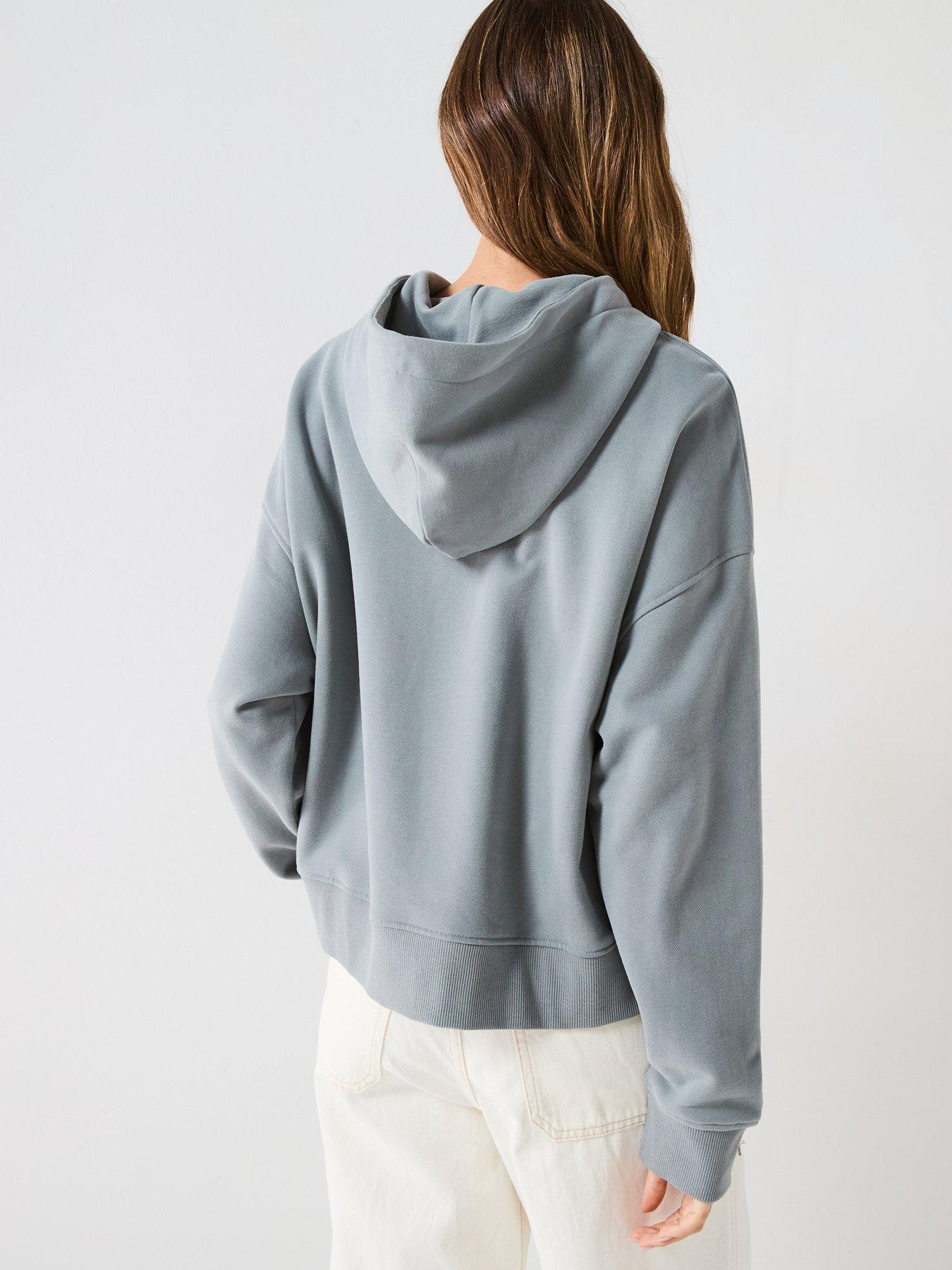 Image 2 of 6 of BOSS Embellished Logo Hoodie - Dark Blue