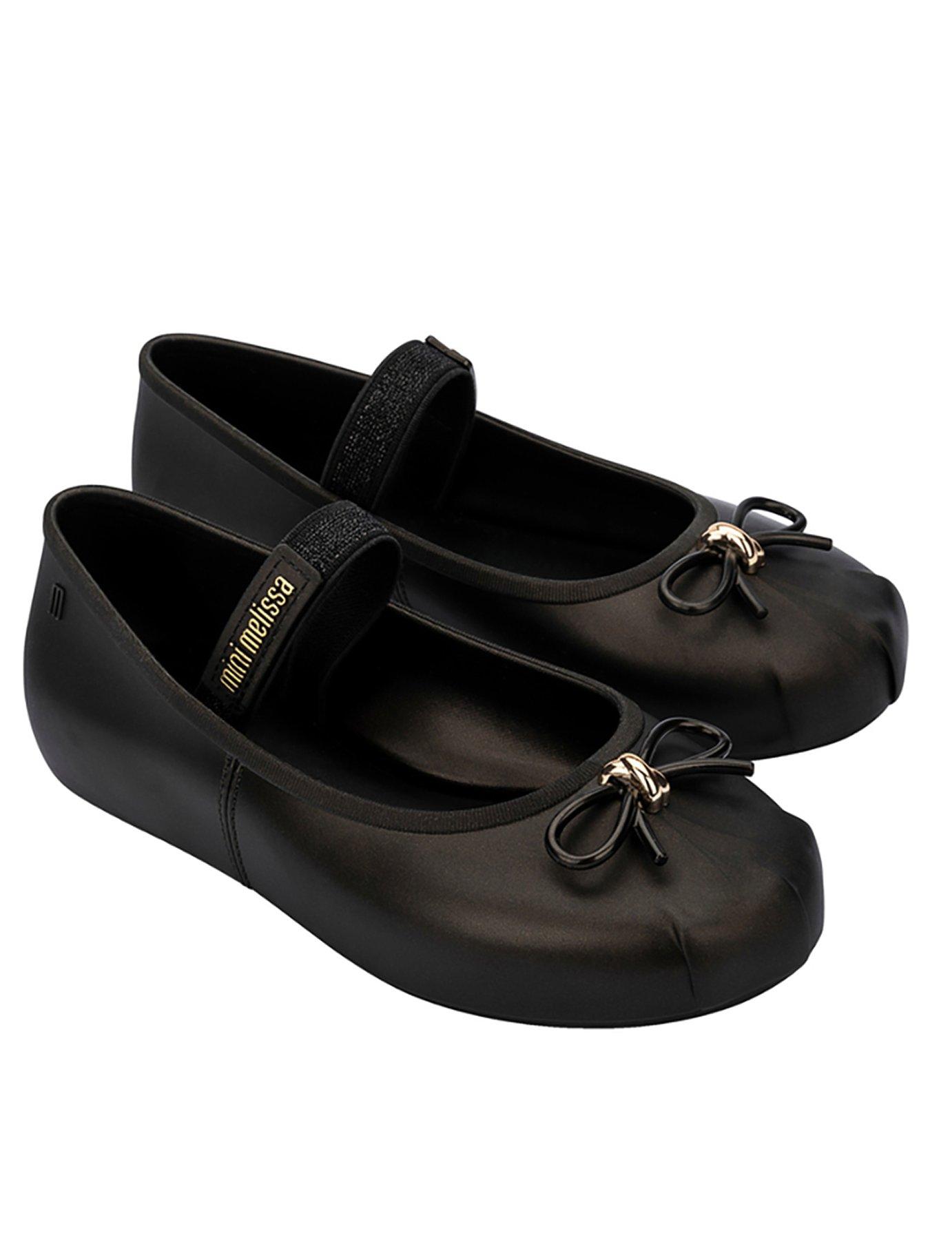 Mini Melissa: Junior Sophie Ballerina Shoe - Black