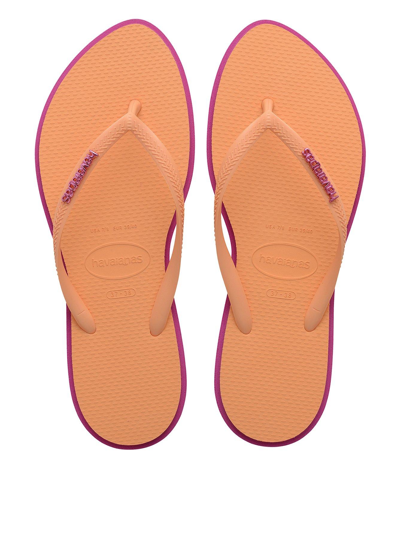 undefined Slim Point Flip Flop - Pink Flux