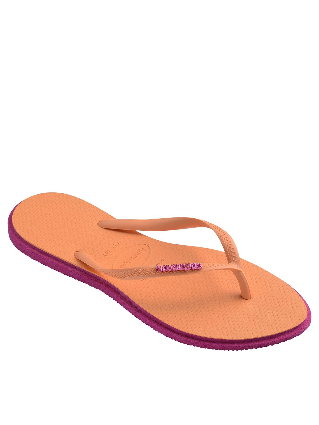 undefined Slim Point Flip Flop - Pink Flux
