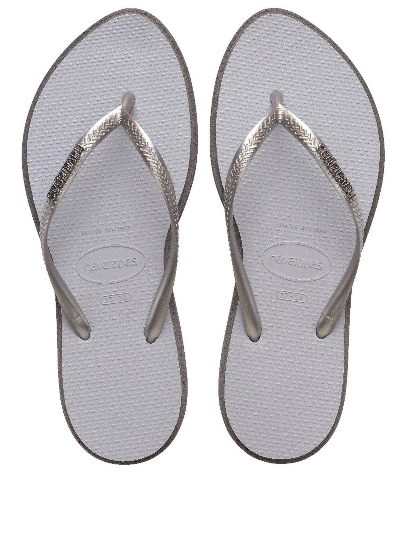 Image 2 of 6 of Havaianas Slim Point Flip Flop - Grey
