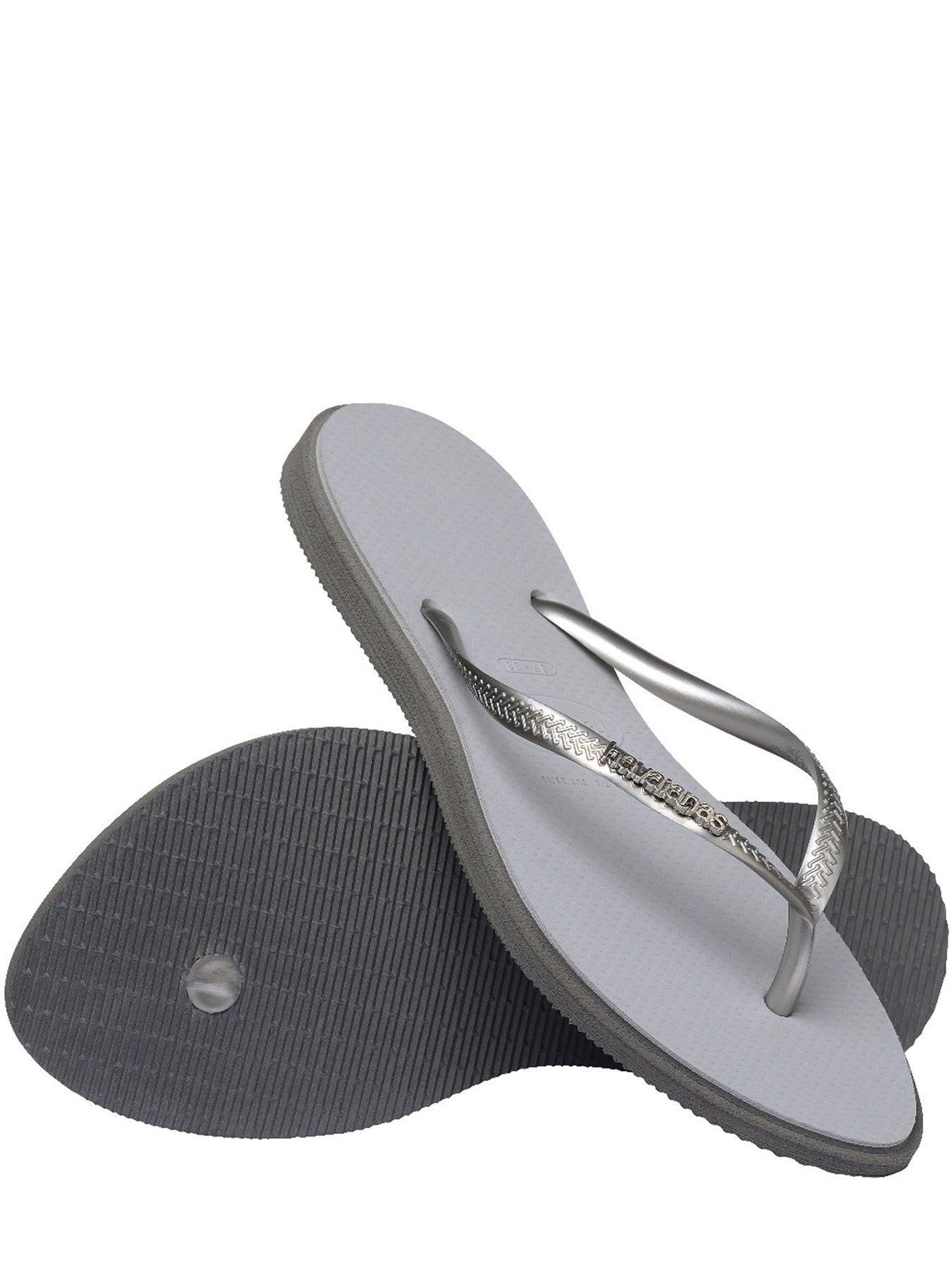 Image 4 of 6 of Havaianas Slim Point Flip Flop - Grey