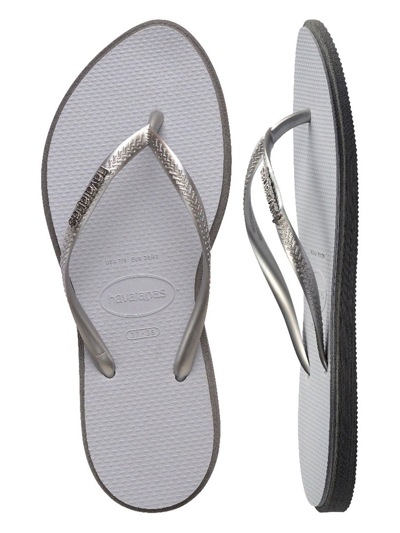 Image 5 of 6 of Havaianas Slim Point Flip Flop - Grey