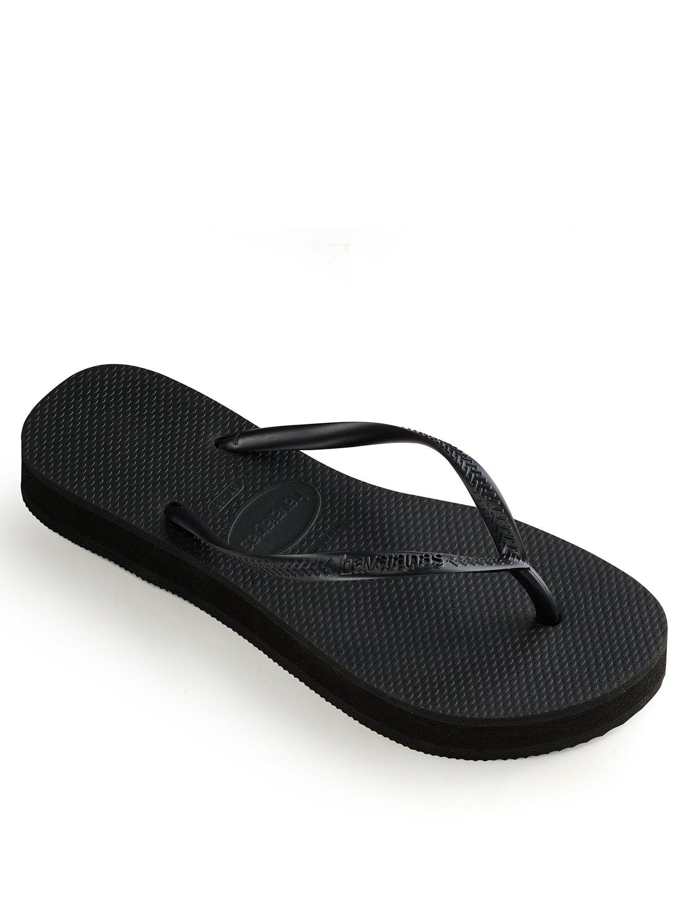 Image 1 of 5 of Havaianas Slim Flatform Flip Flop - Black