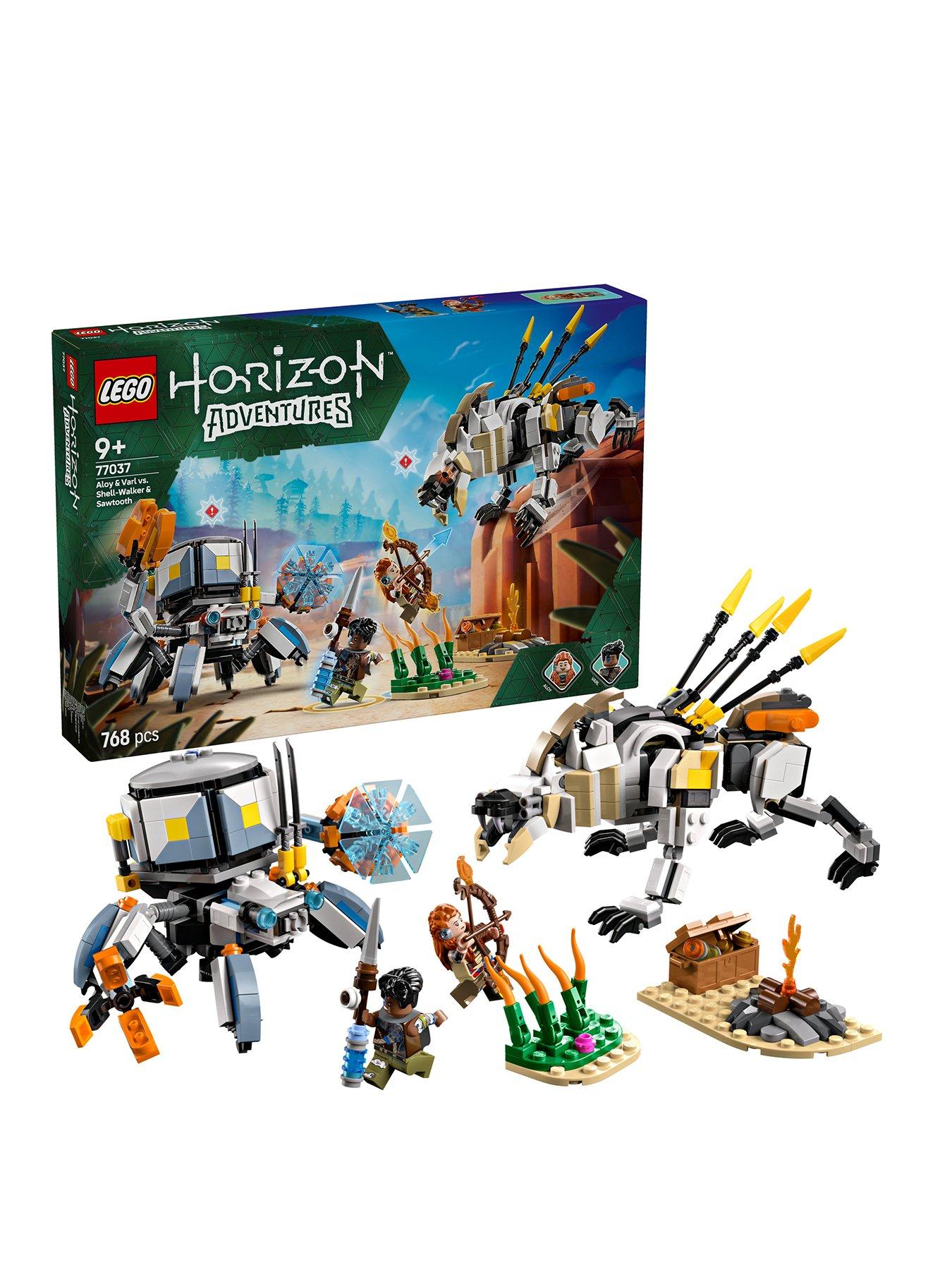Image 1 of 8 of LEGO Aloy &amp; Varl vs. Shell-Walker &amp; Sawtooth 77037